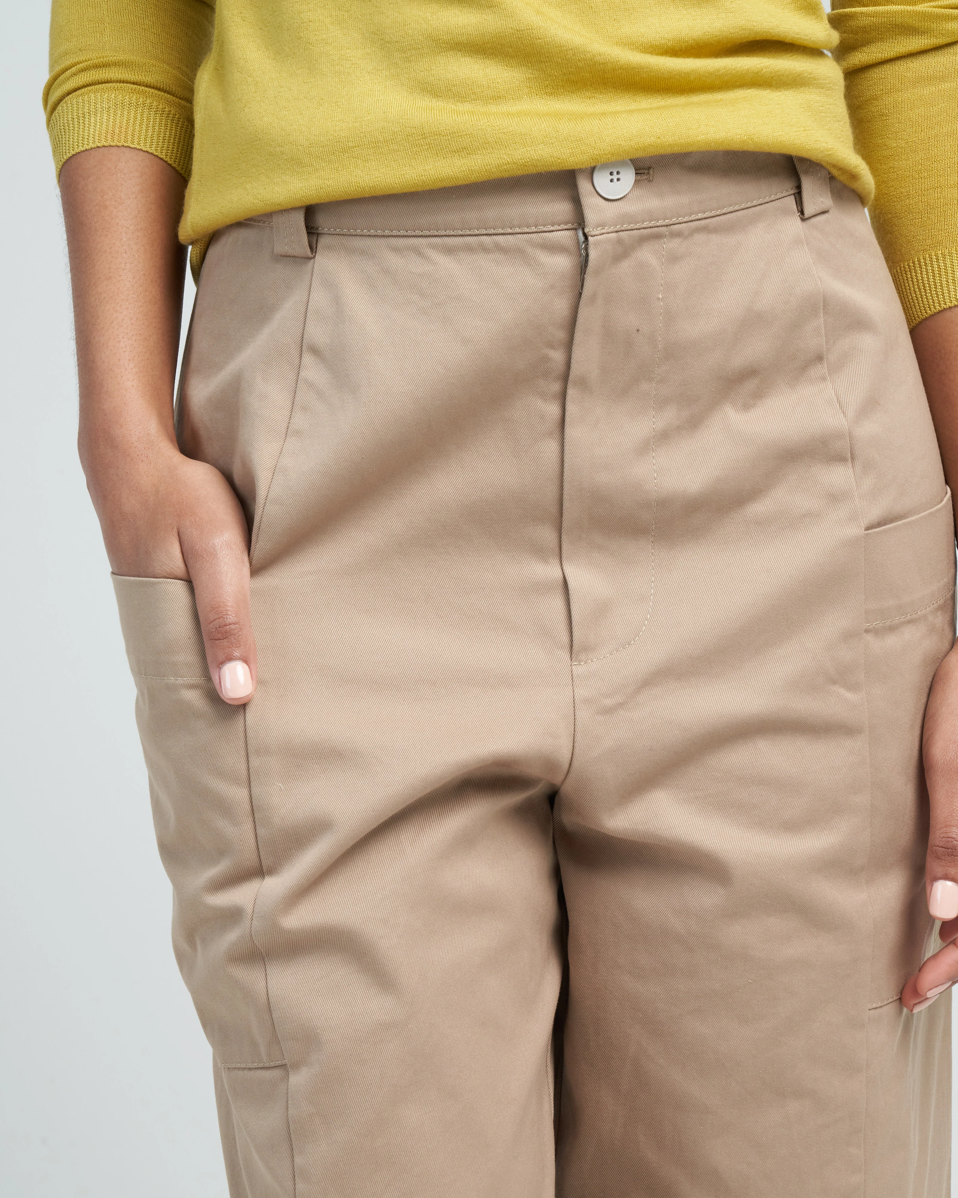 cargo pants - khaki - Image 5
