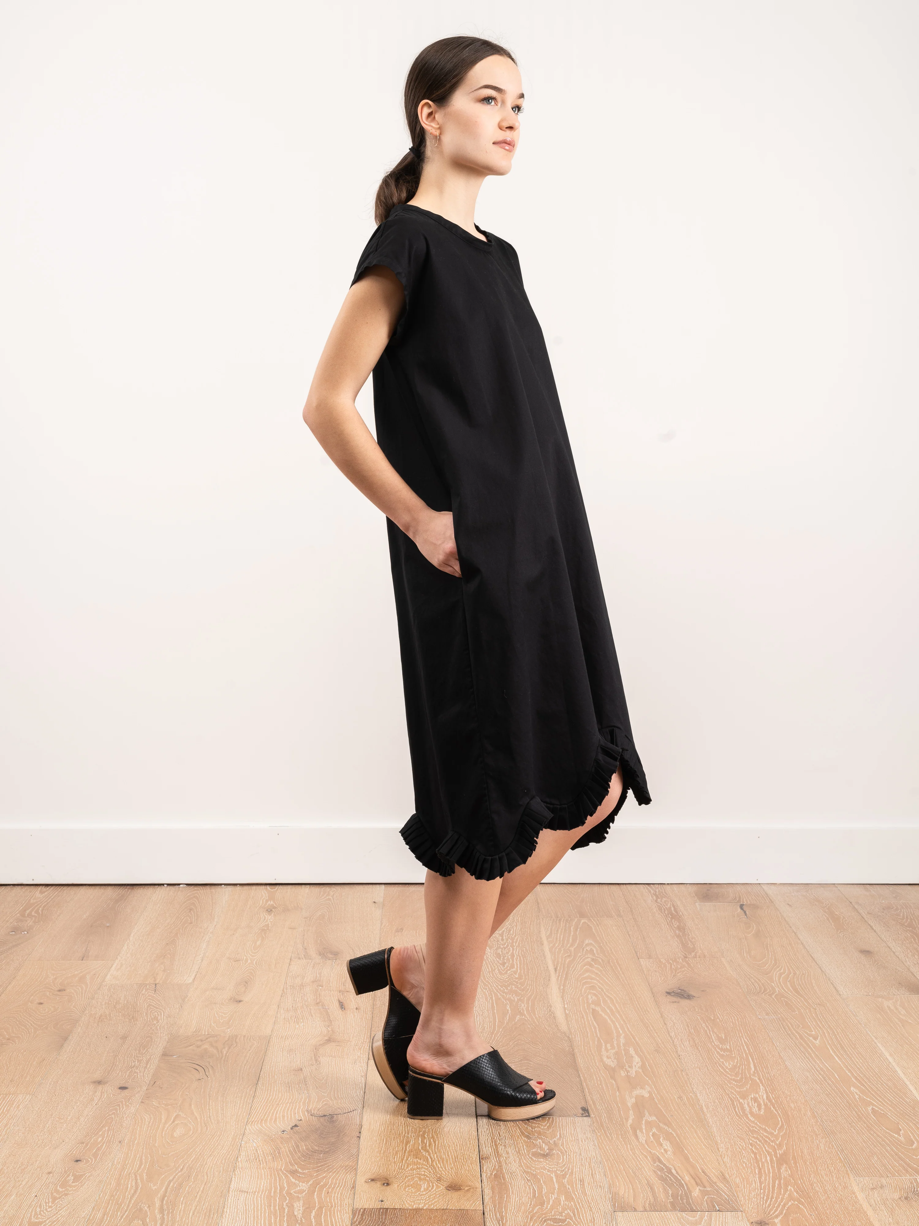 pleated hem dress - Image 3
