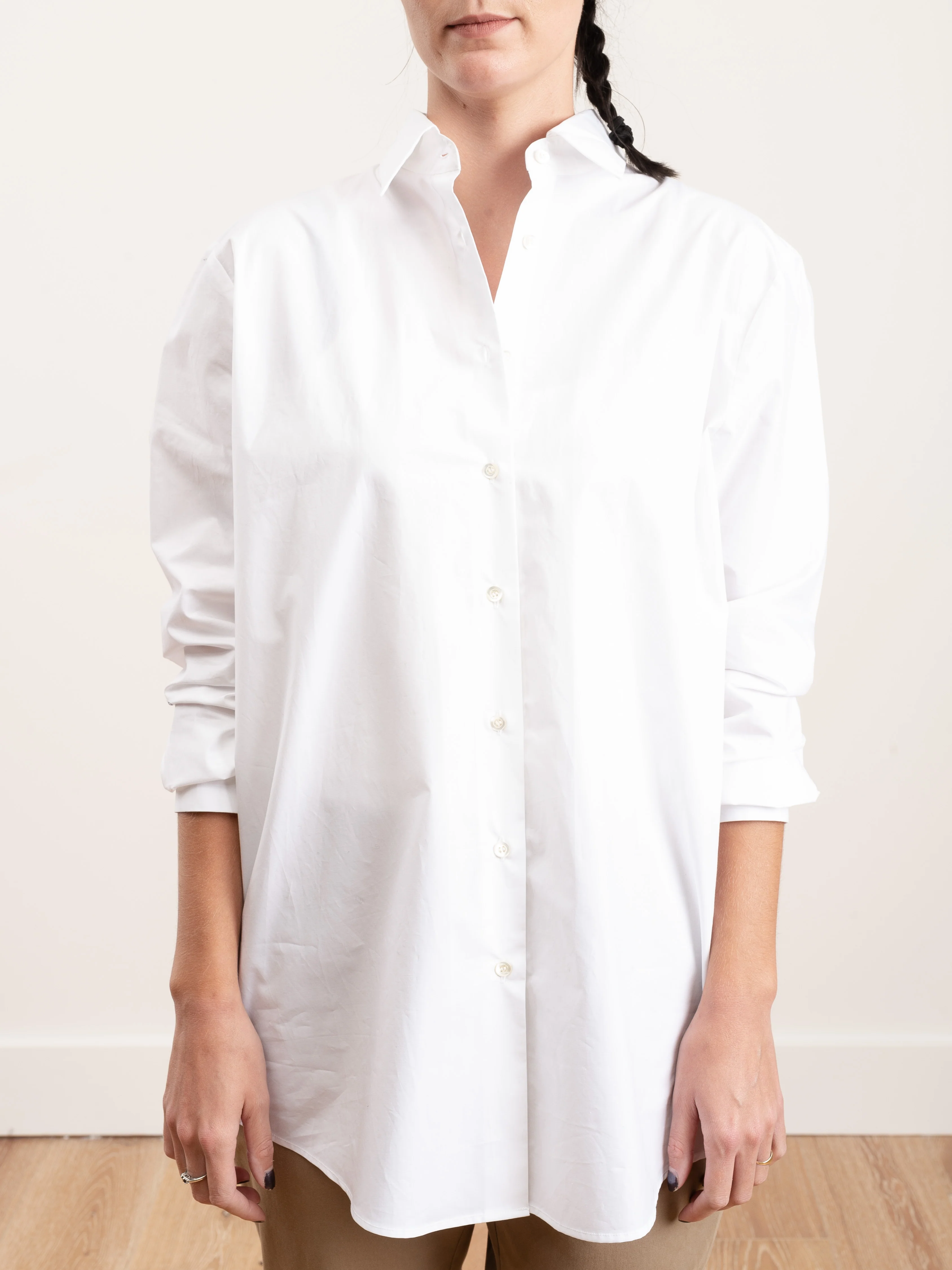 cotton bow shirt - Image 2