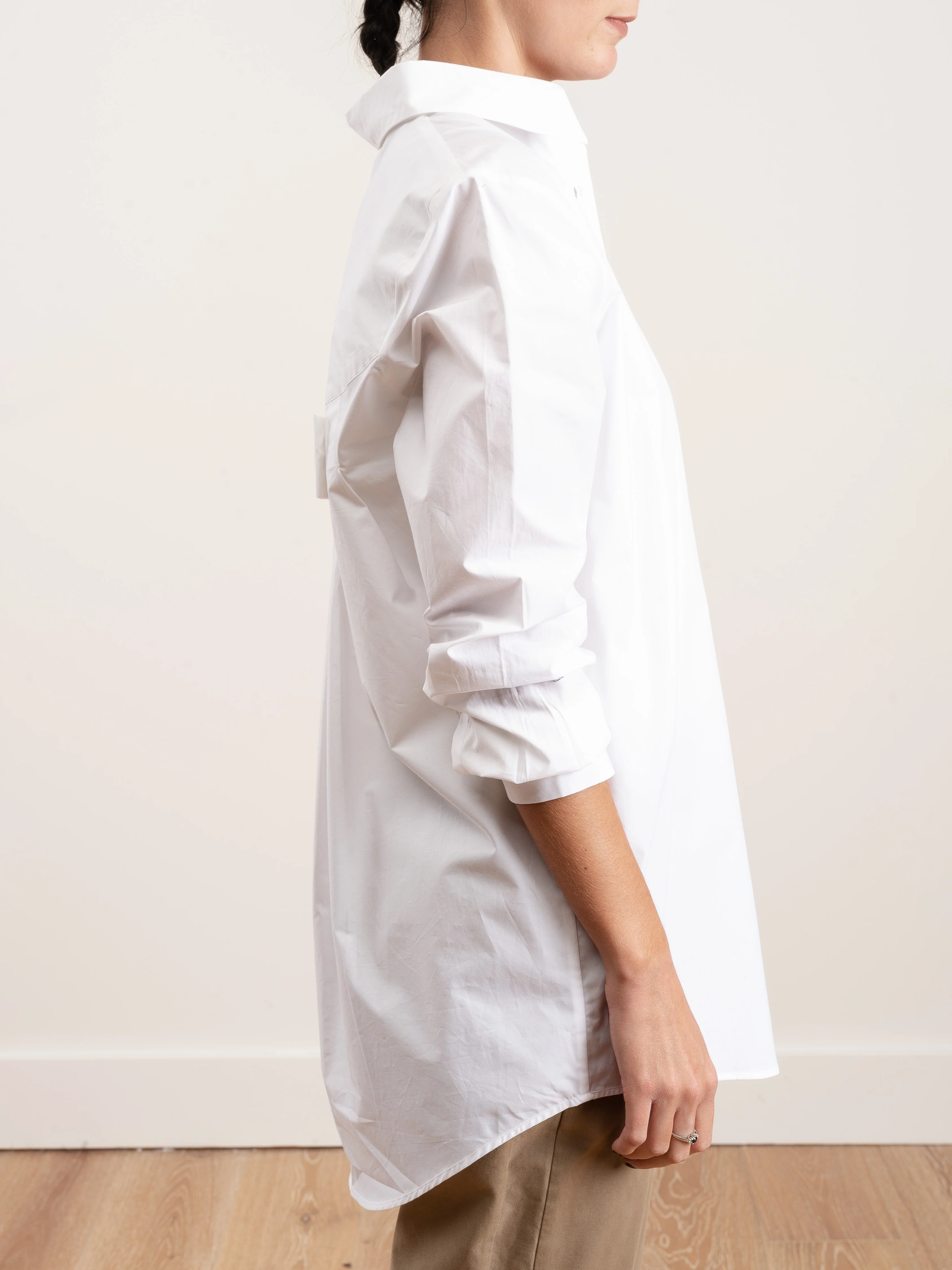 cotton bow shirt - Image 3