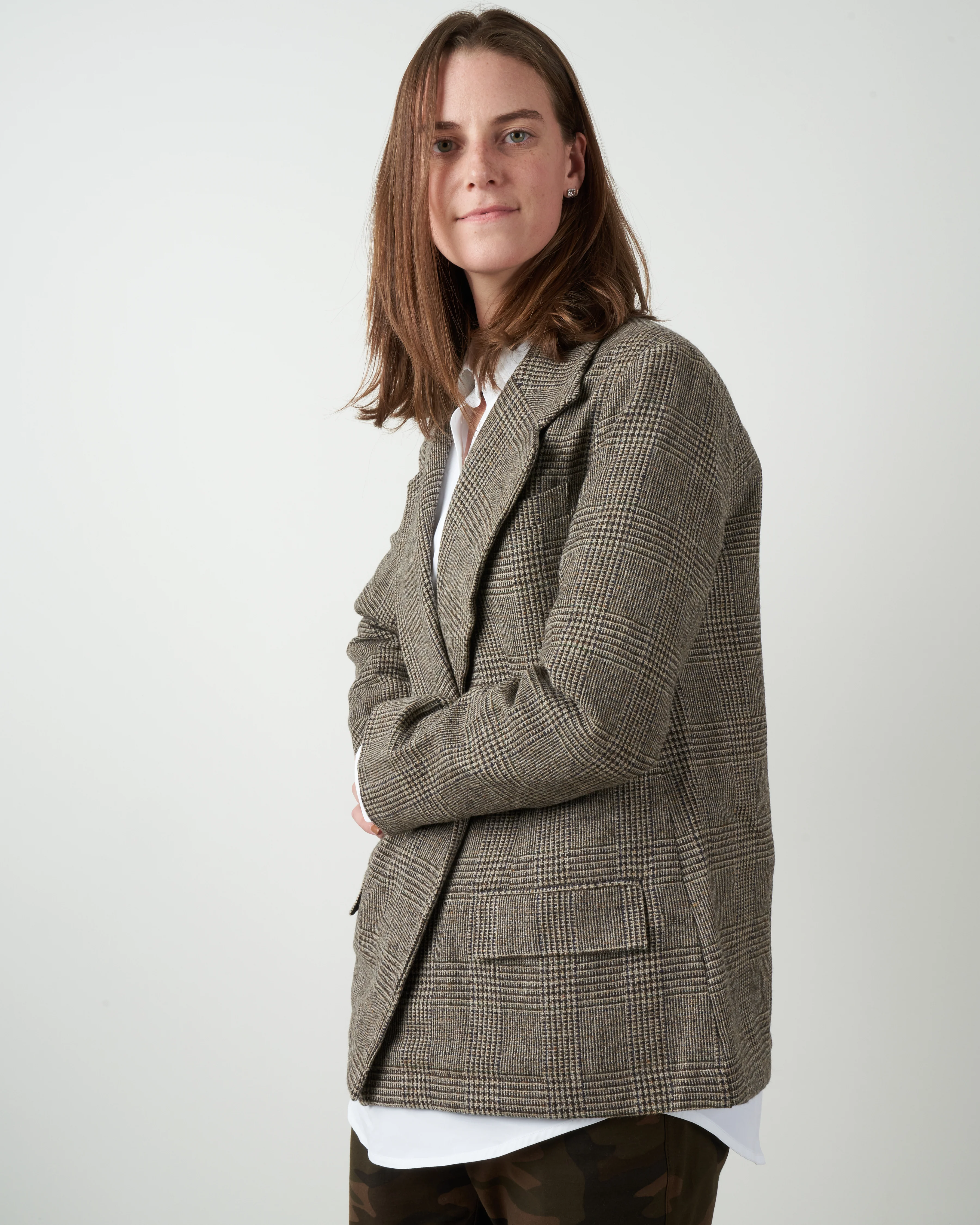 dorset jacket - brown plaid - Image 2