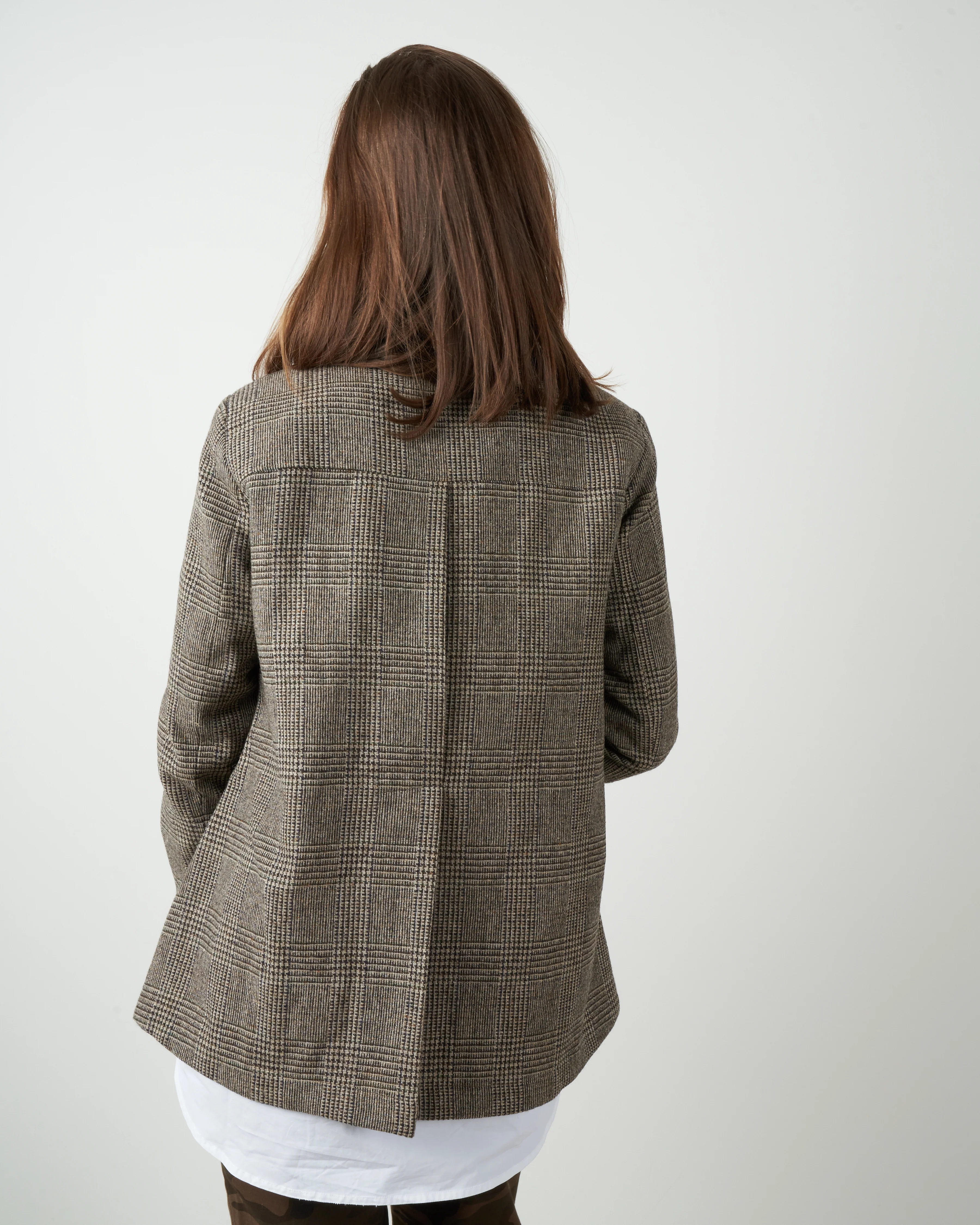 dorset jacket - brown plaid - Image 3