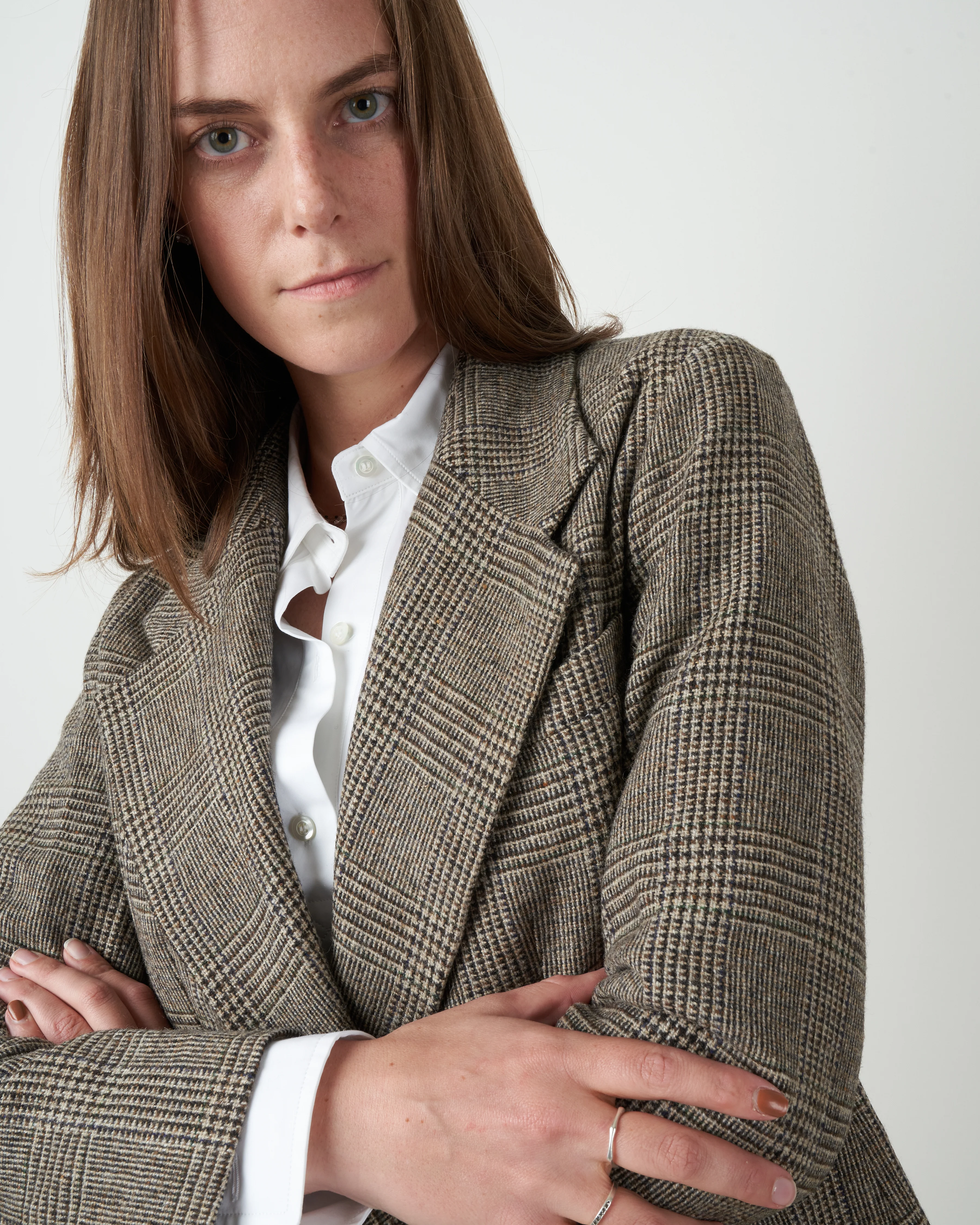 dorset jacket - brown plaid - Image 5