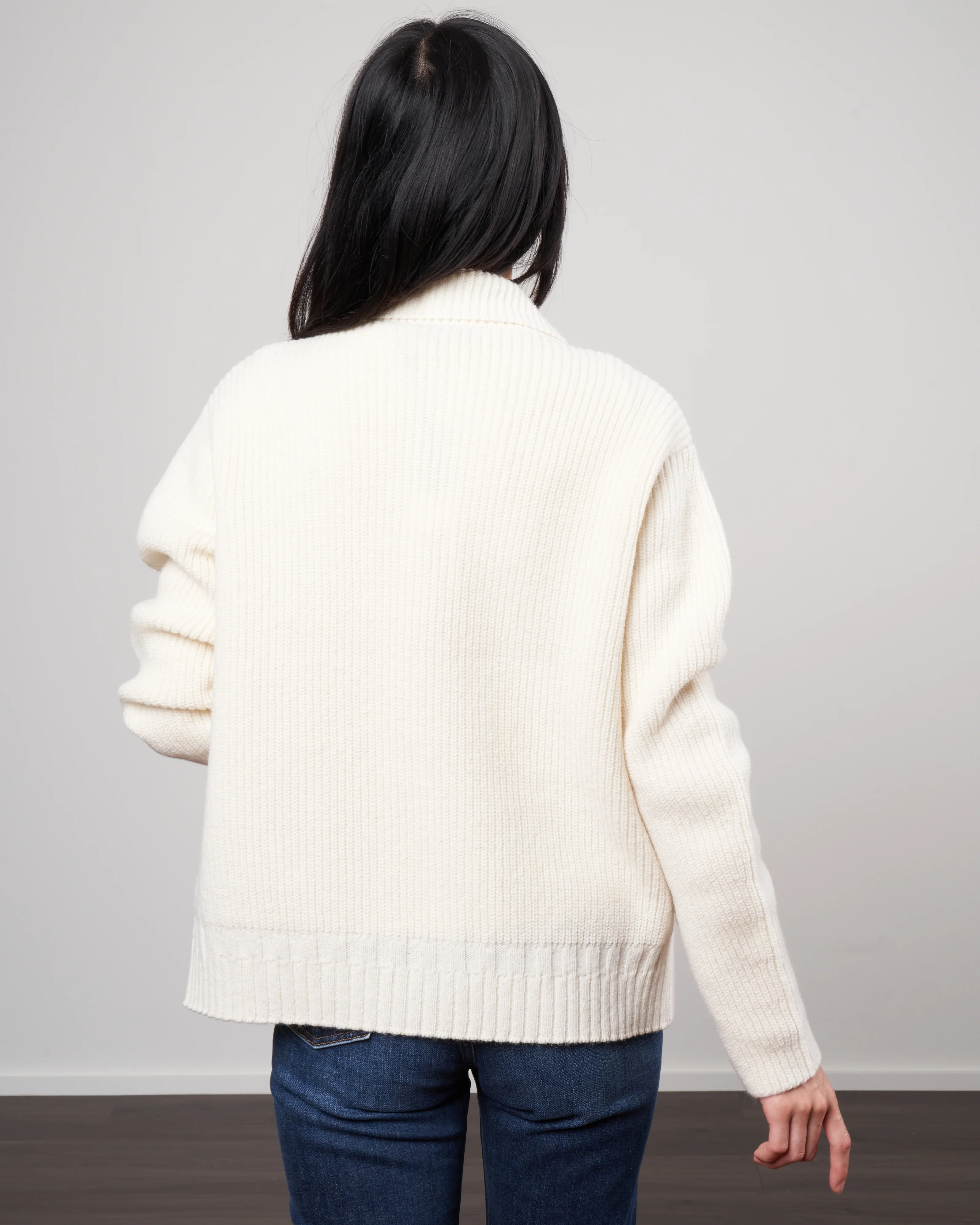 katie cardigan - winter white - Image 3