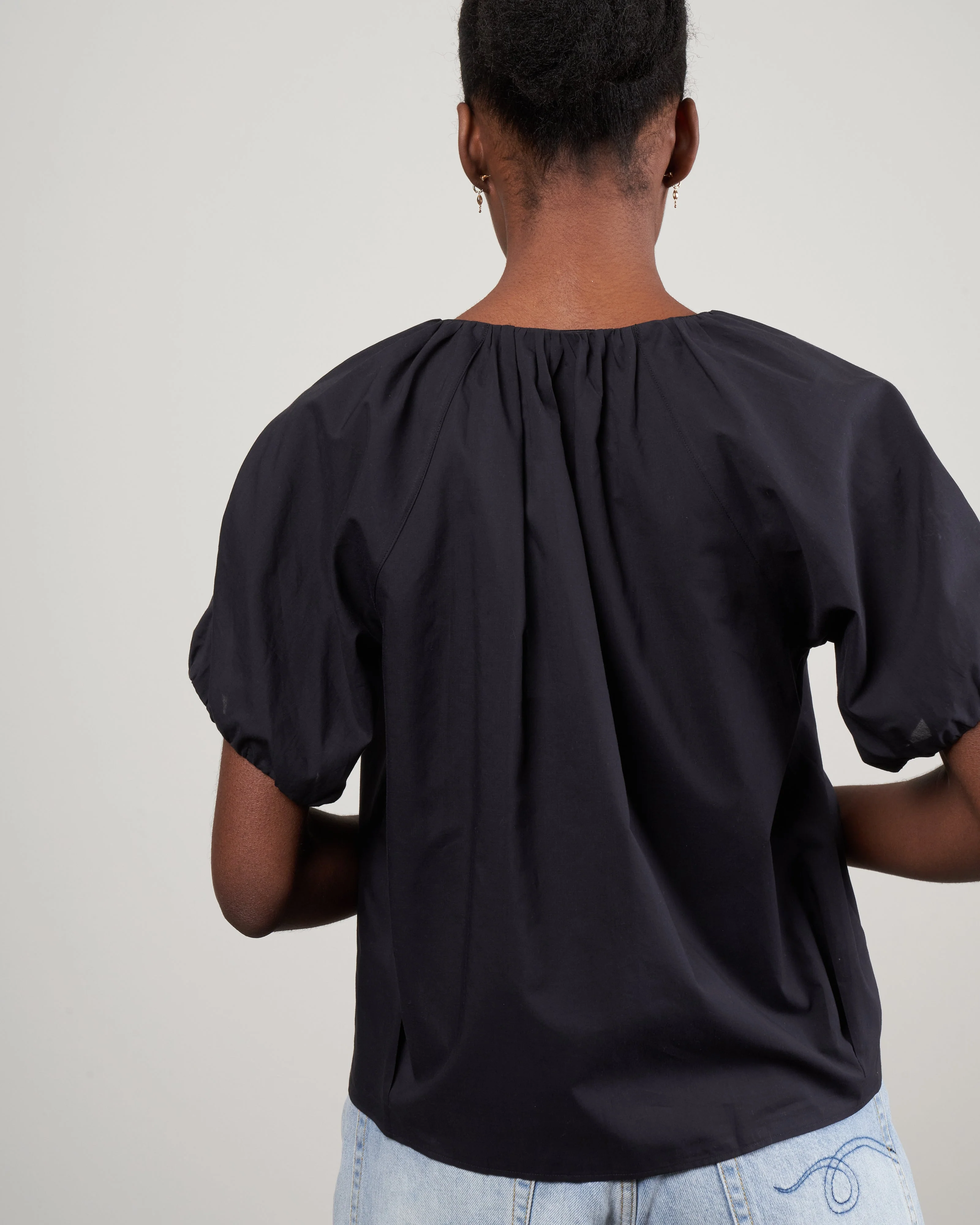 kenmare shirt - black mussola - Image 4