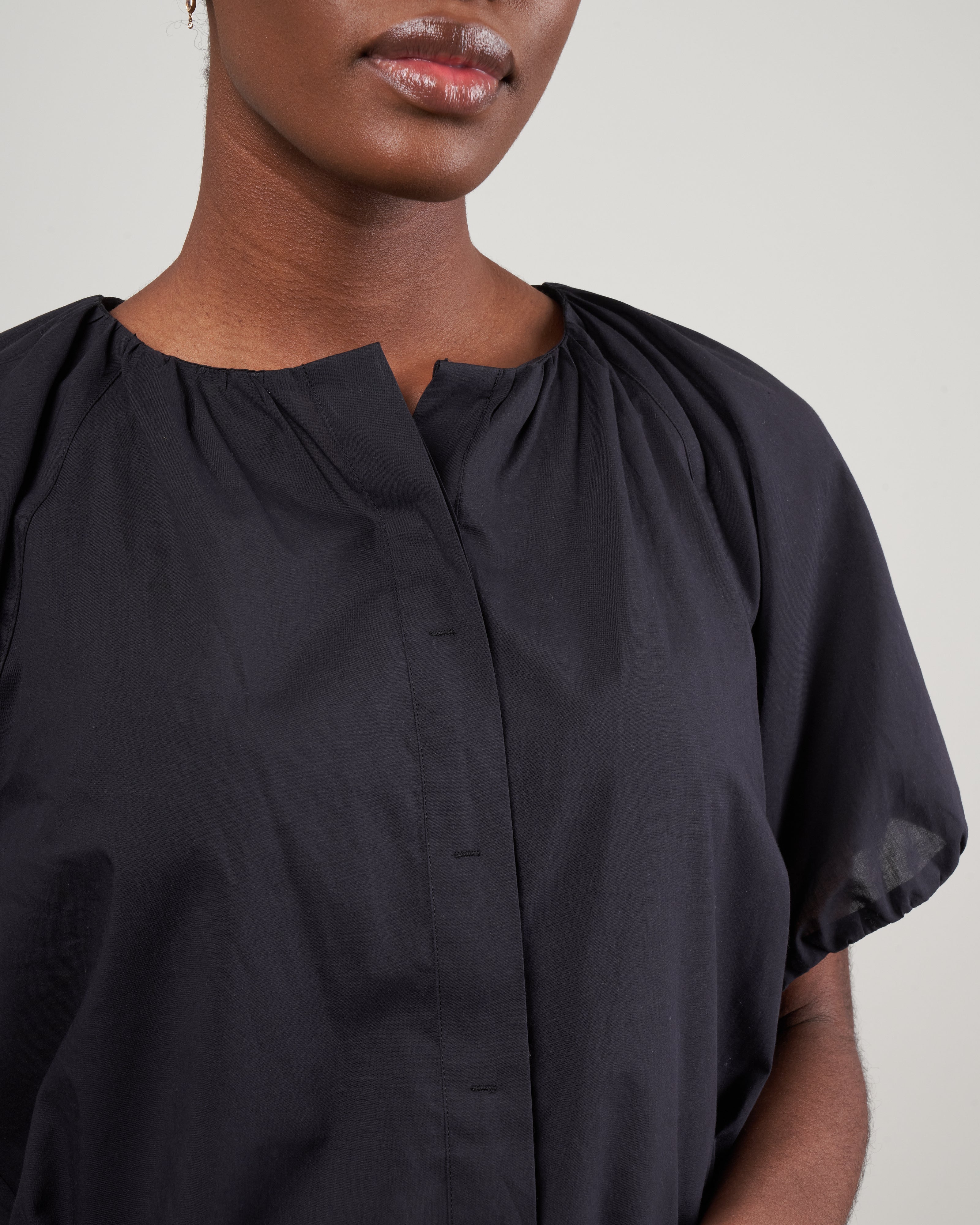 kenmare shirt - black mussola - Image 5
