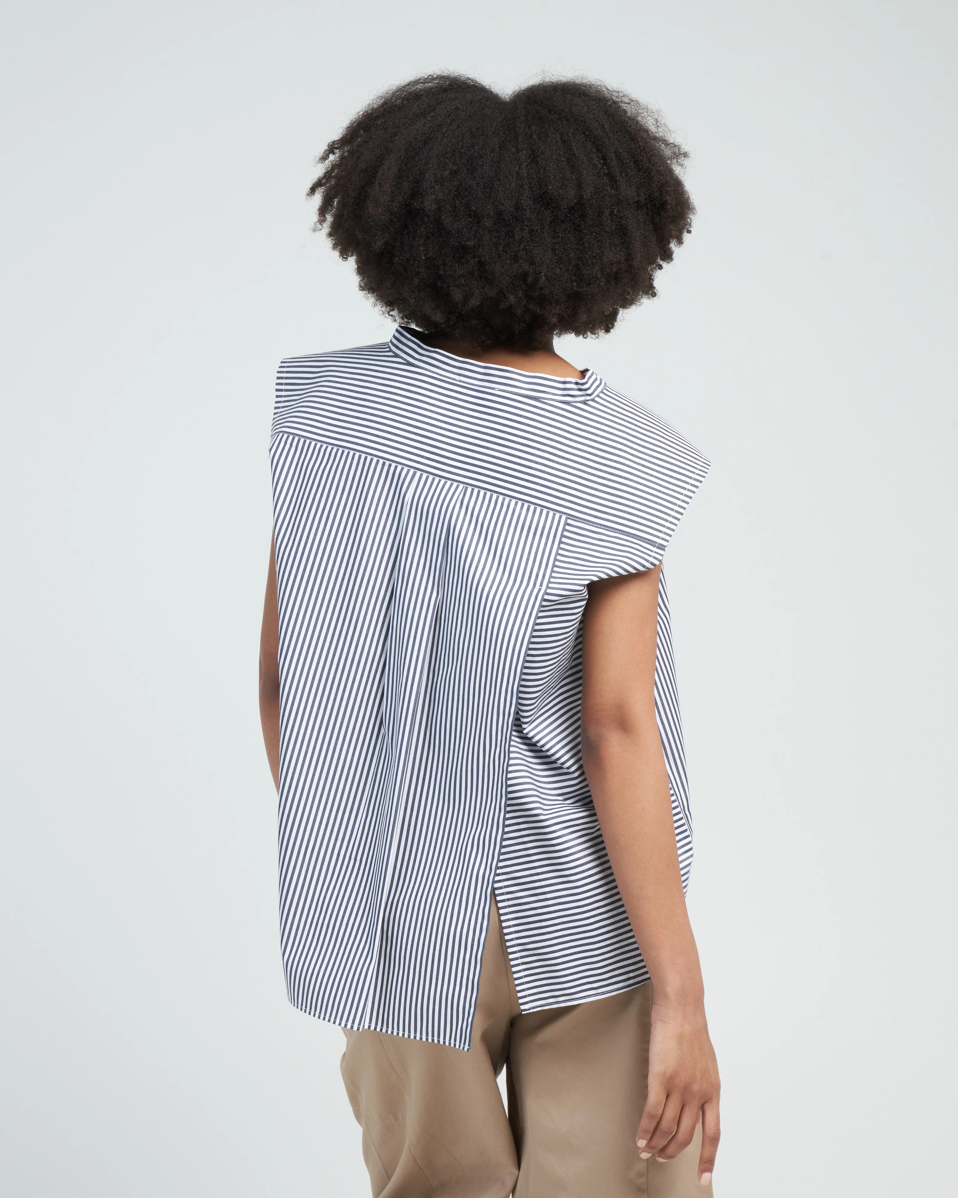kola shirt - navy stripes - Image 5