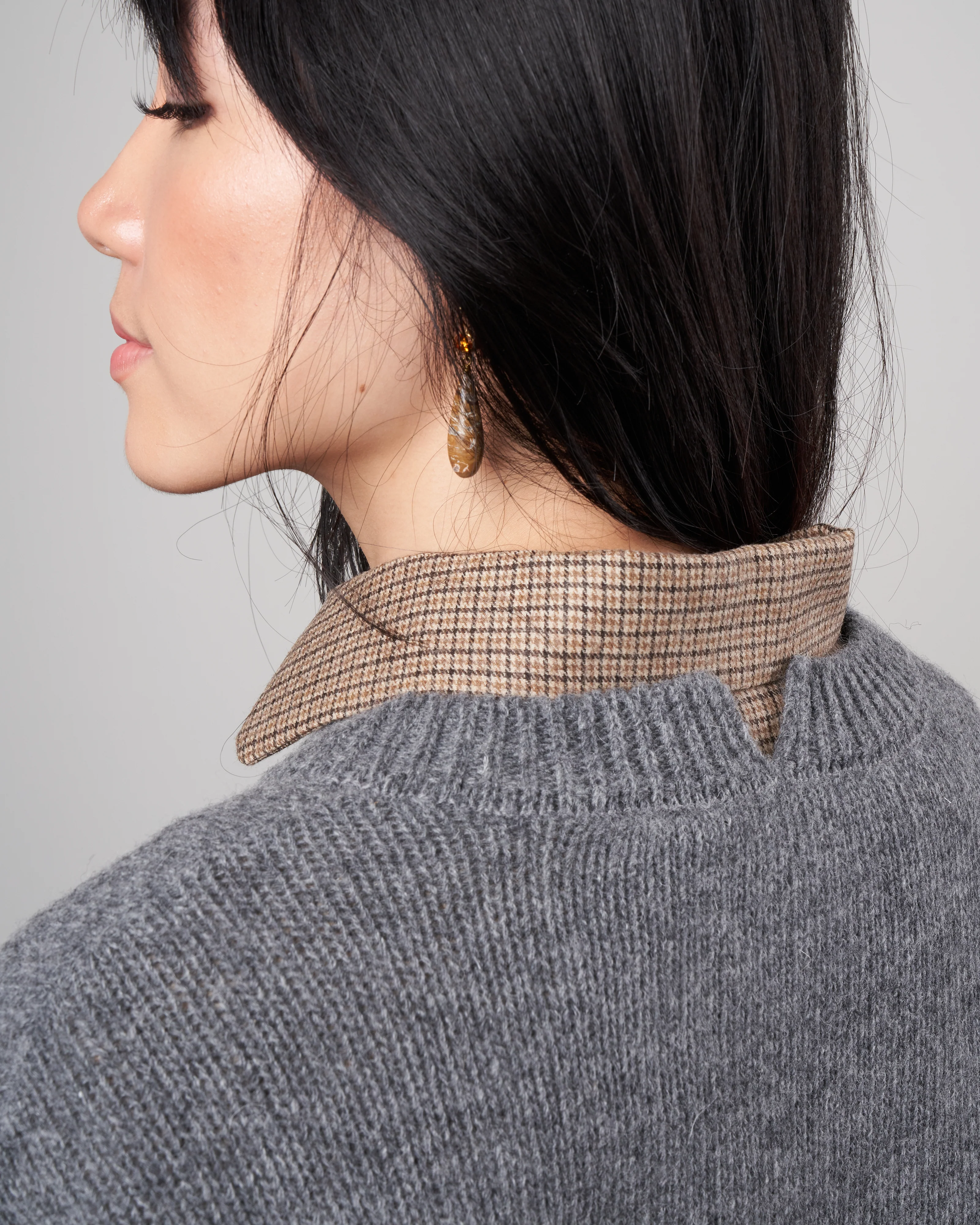 meaghan oversize sweater - flannel gray - Image 5