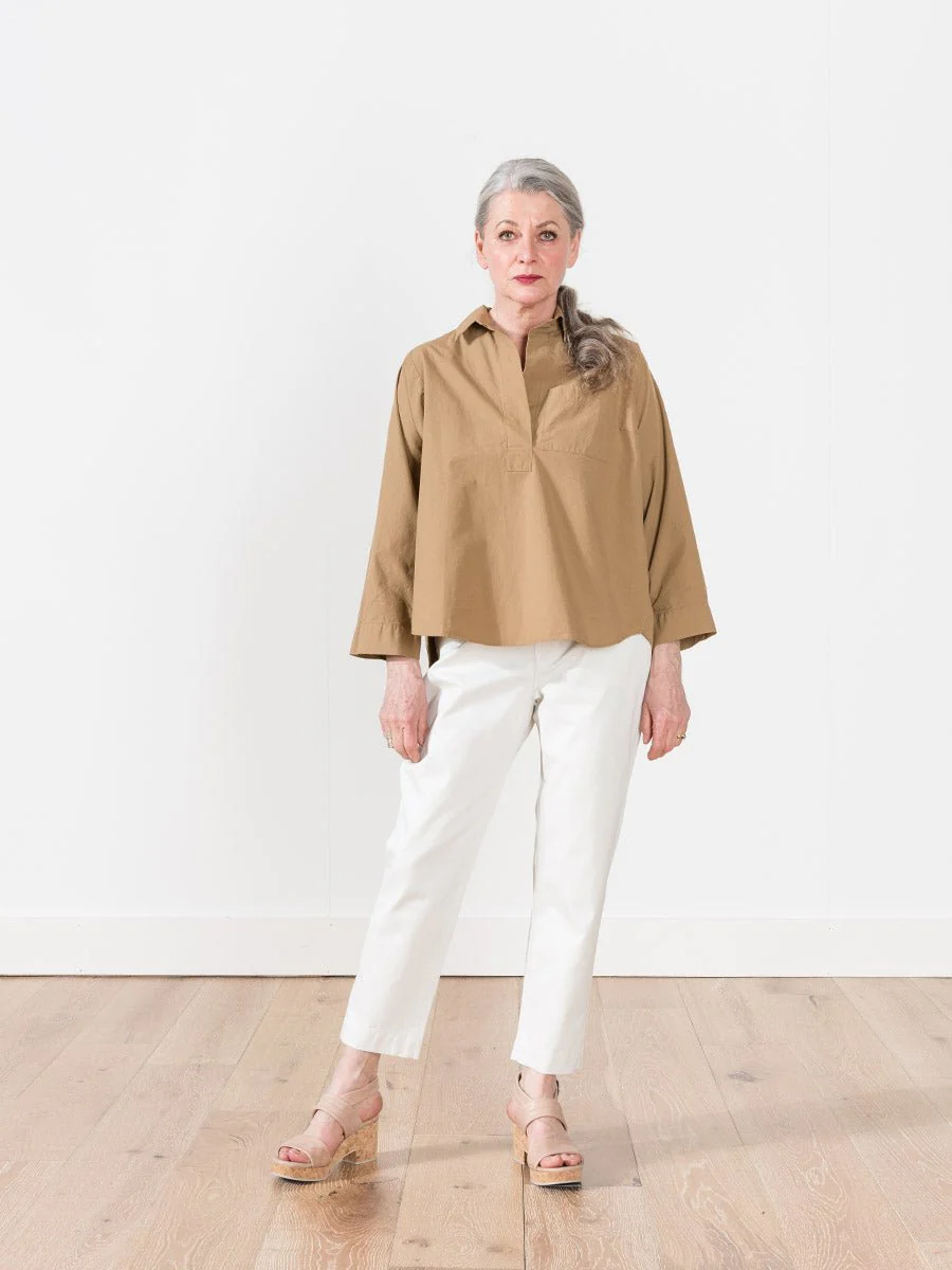 milan top - tobacco
