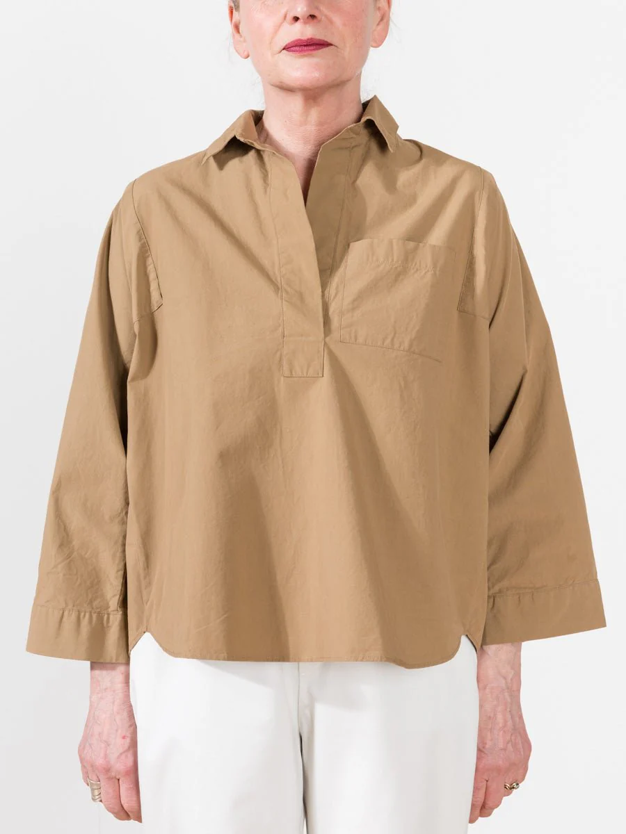 milan top - tobacco - Image 2