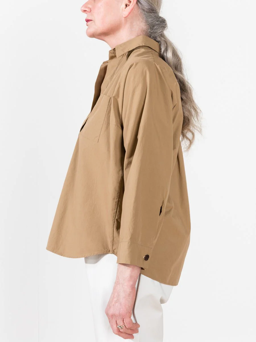 milan top - tobacco - Image 3