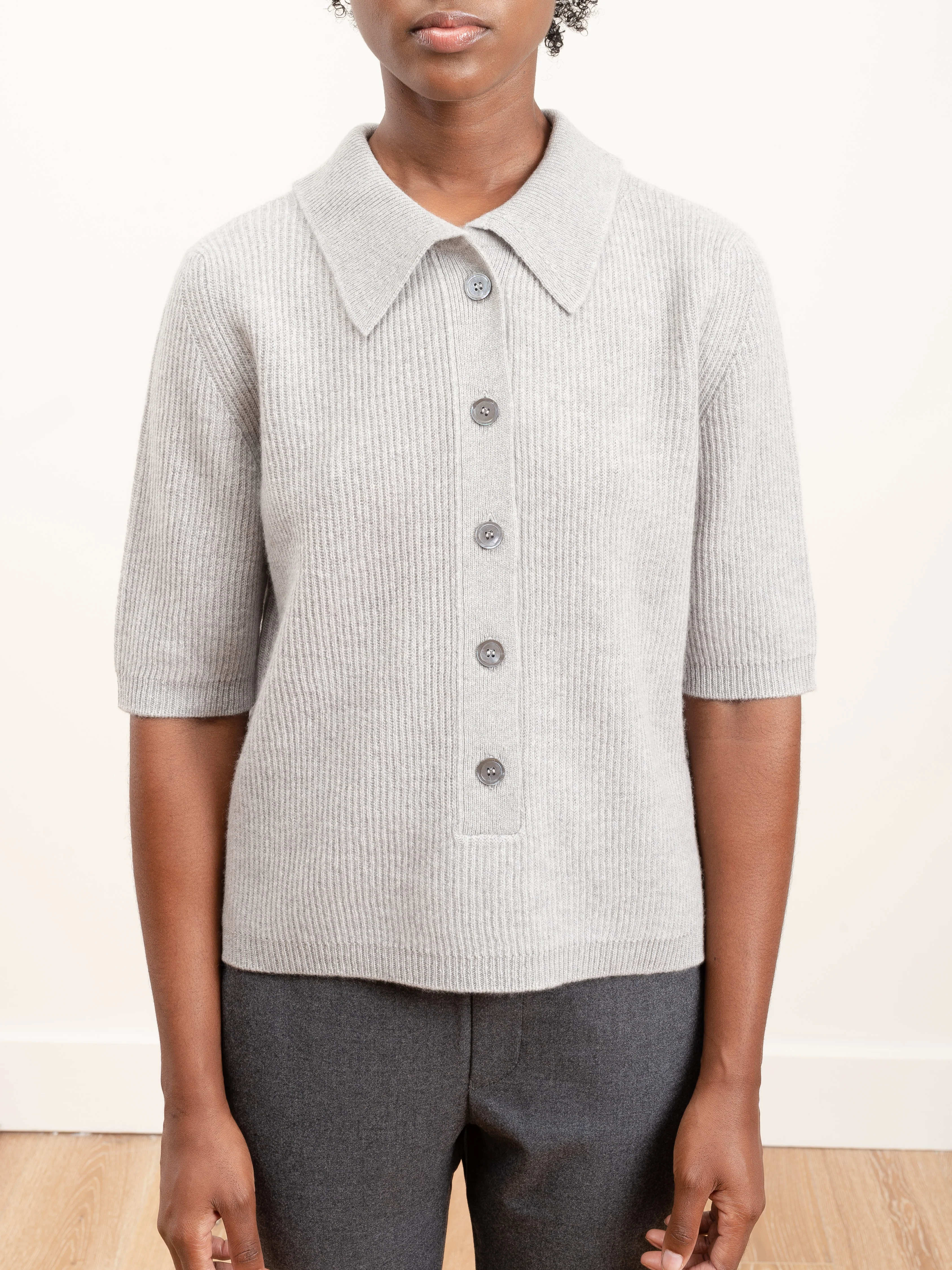short sleeve polo sweater - Image 2