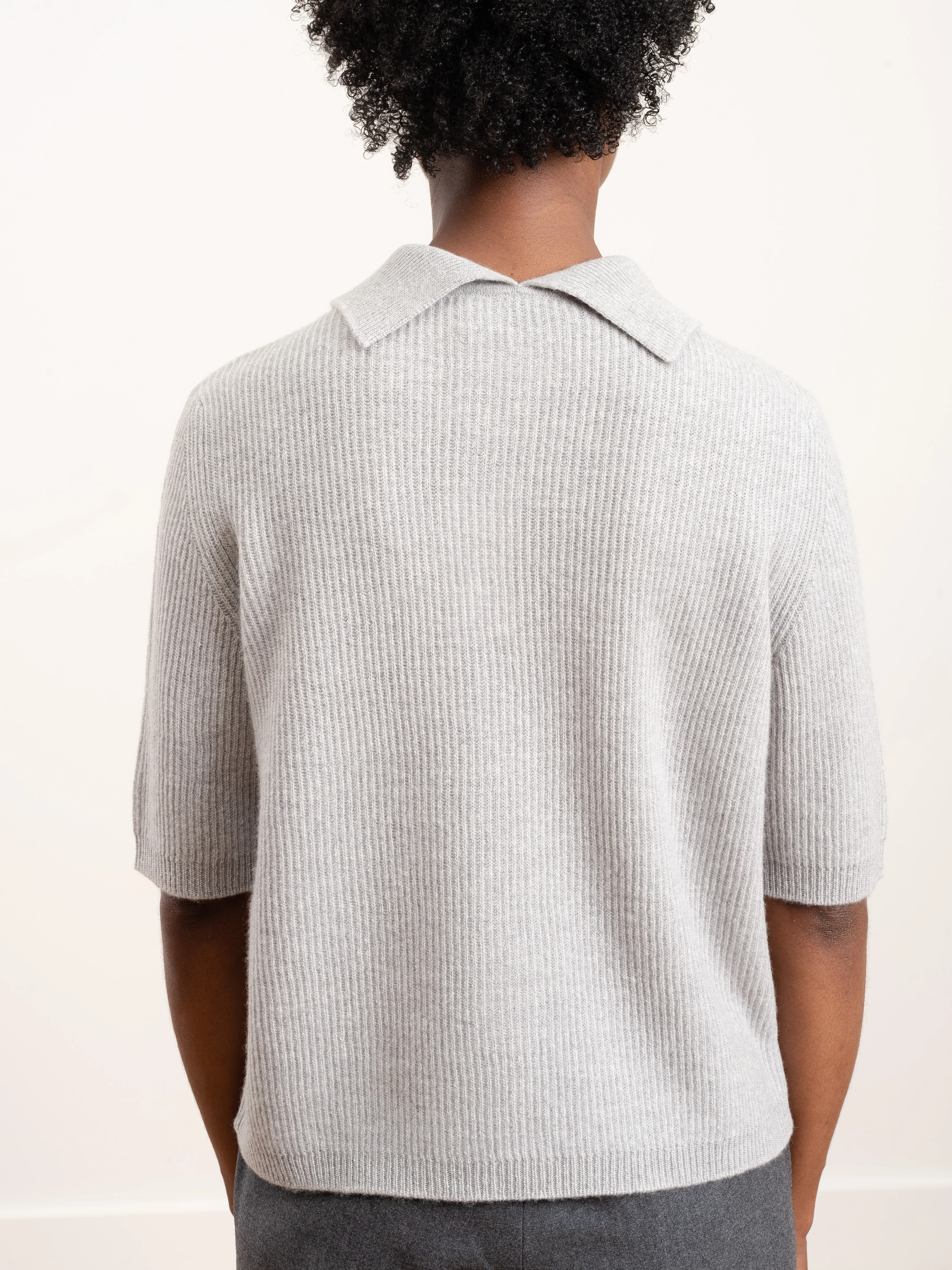 short sleeve polo sweater - Image 4