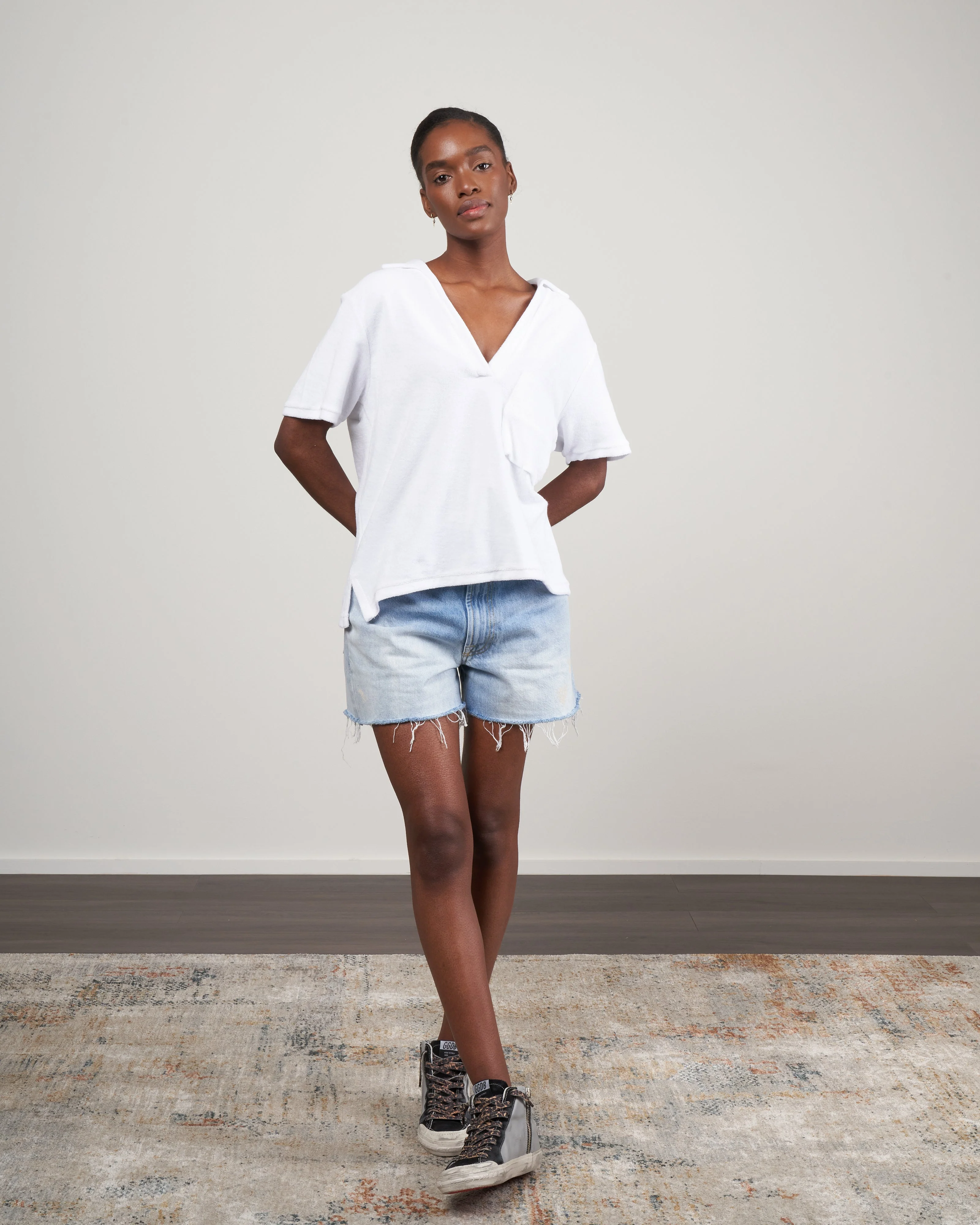 toyko polo - white terry - Image 2