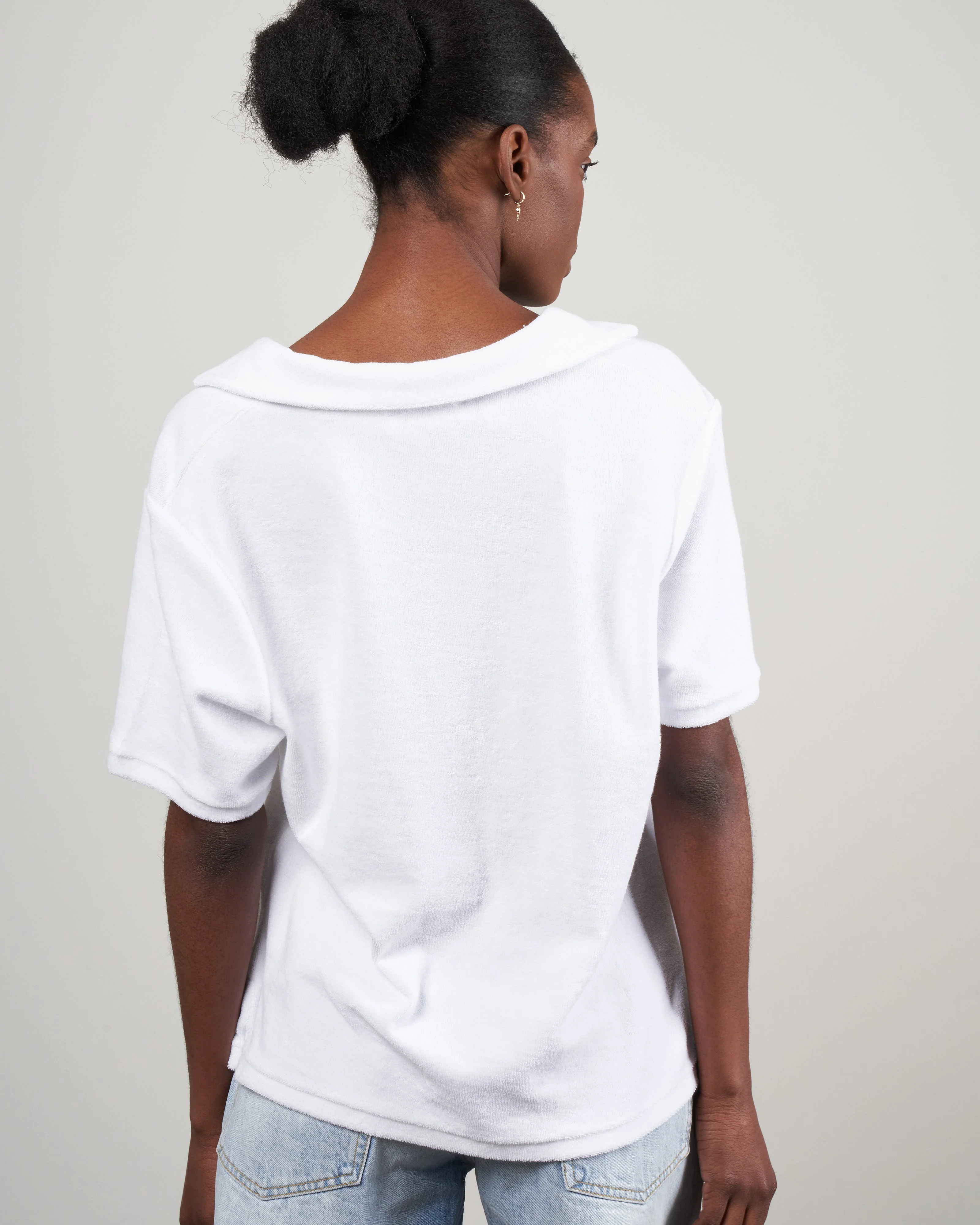 toyko polo - white terry - Image 4