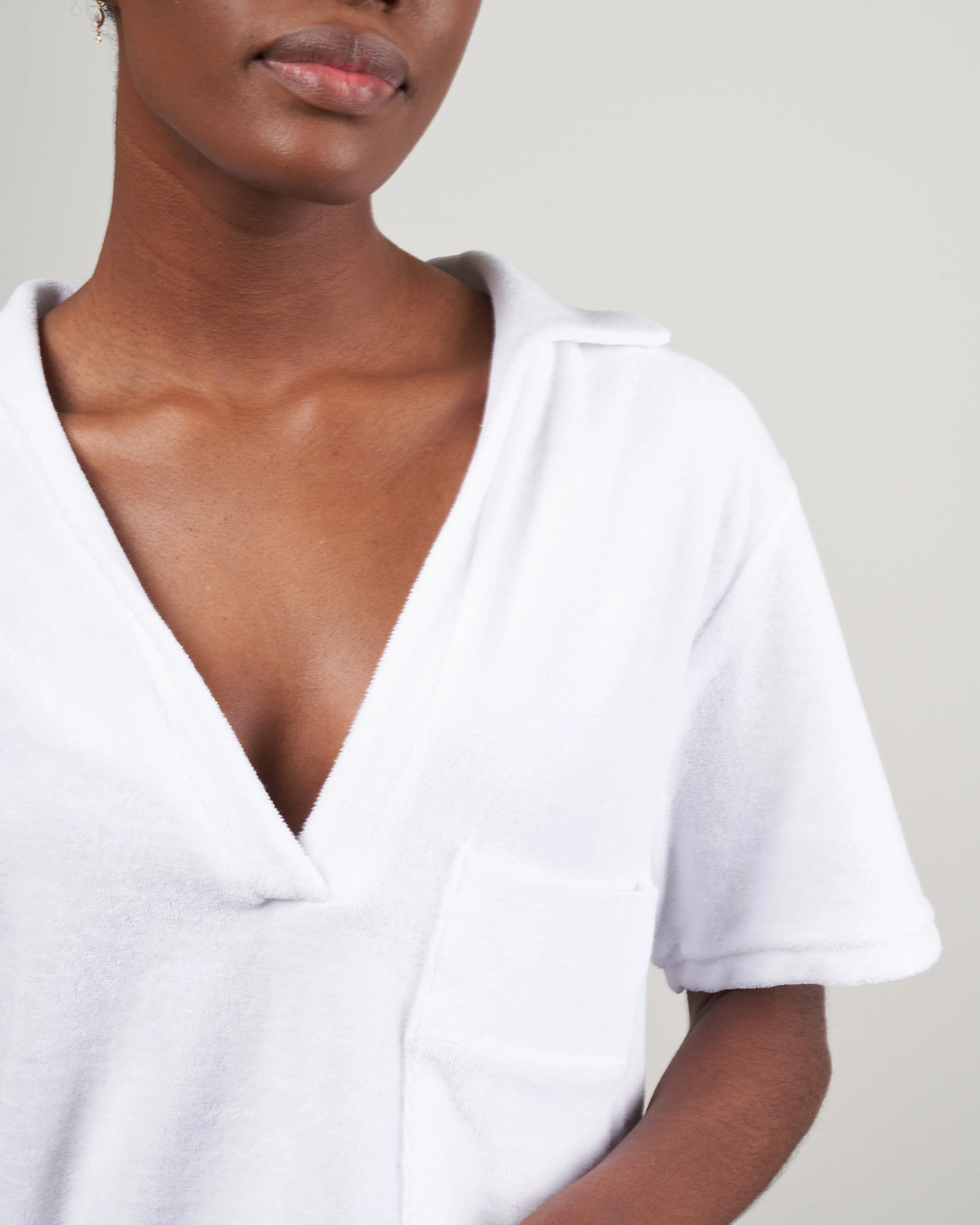 toyko polo - white terry - Image 5