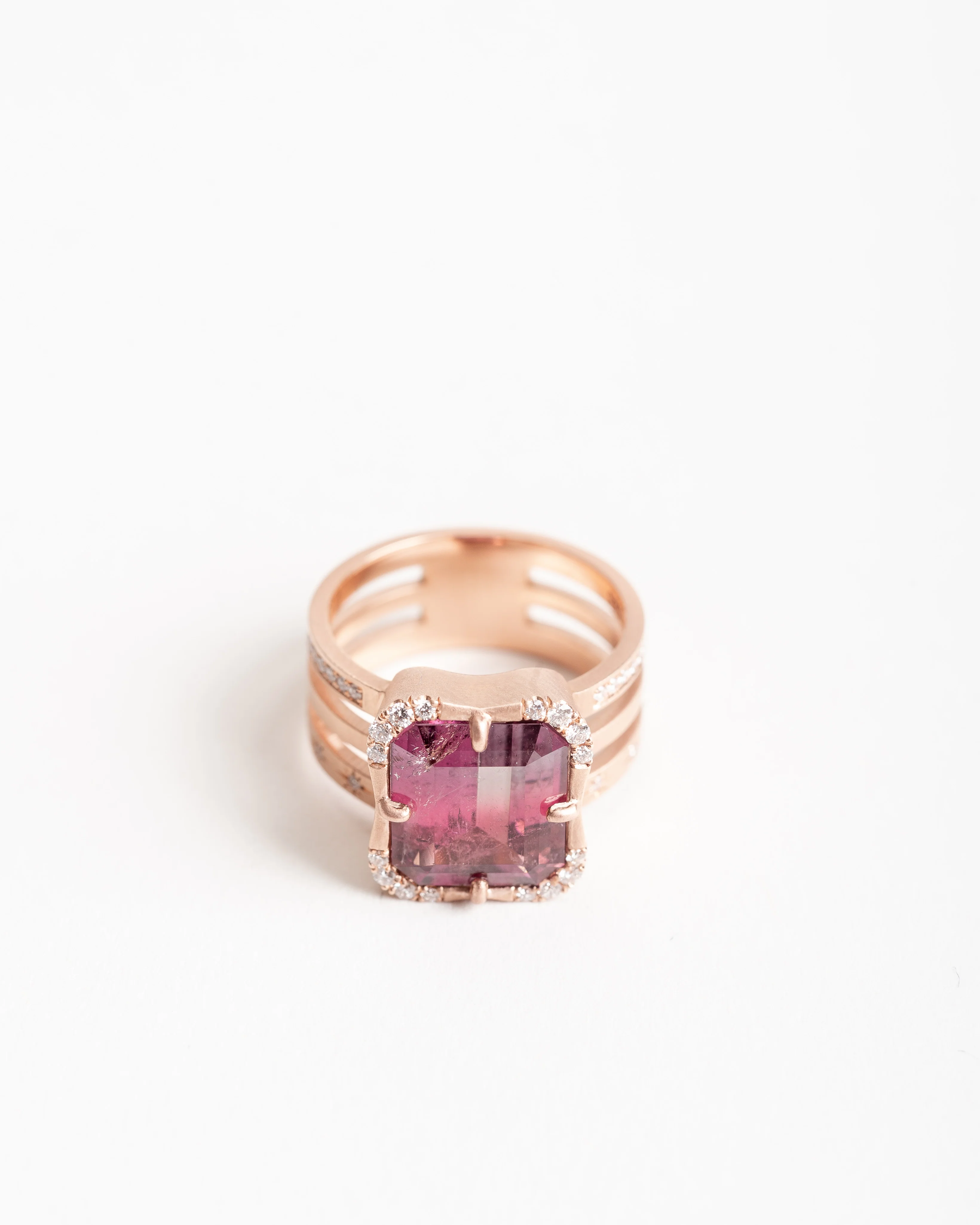 effigy ring - watermelon tourmaline - Image 3