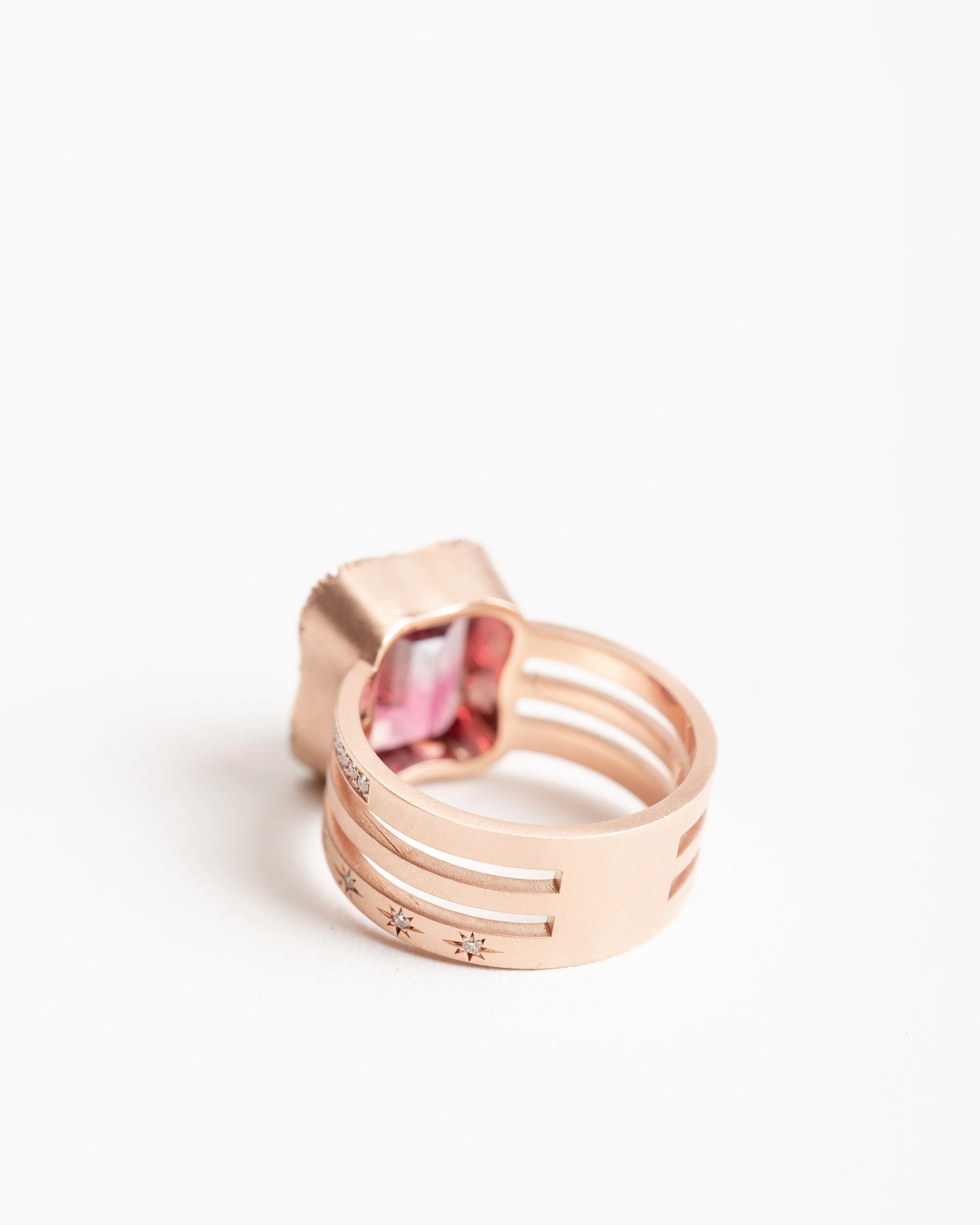 effigy ring - watermelon tourmaline - Image 6