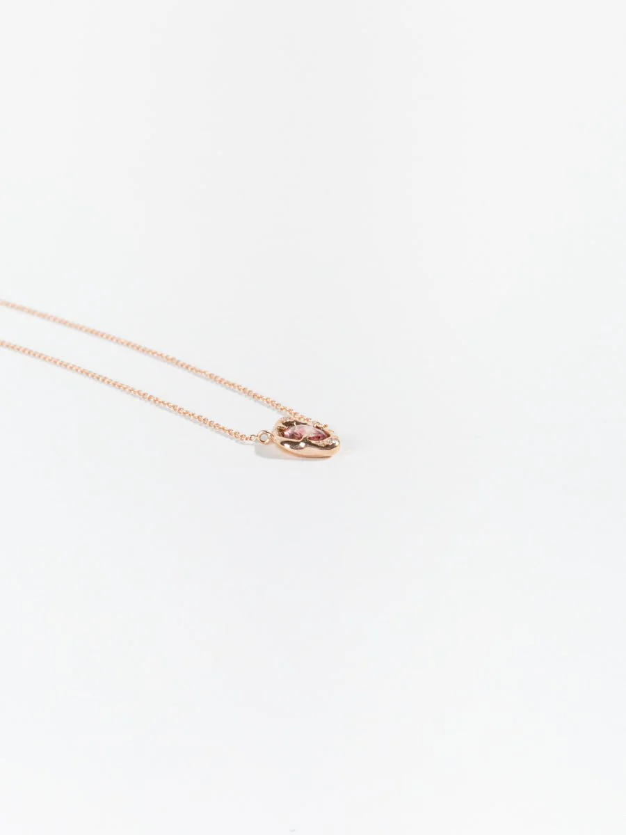 tourmaline silver necklace - Image 4