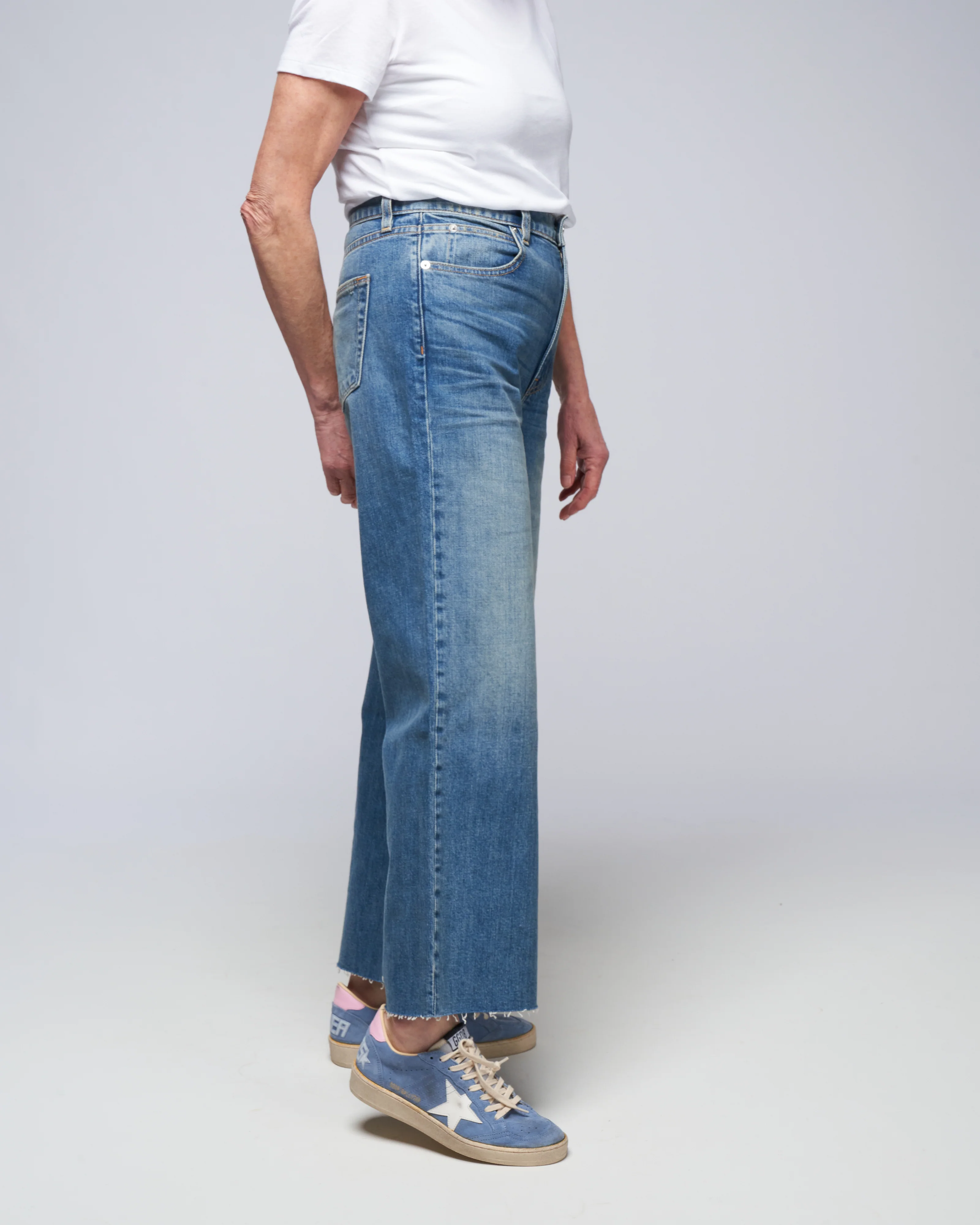 grace crop jean - blue bird - Image 3