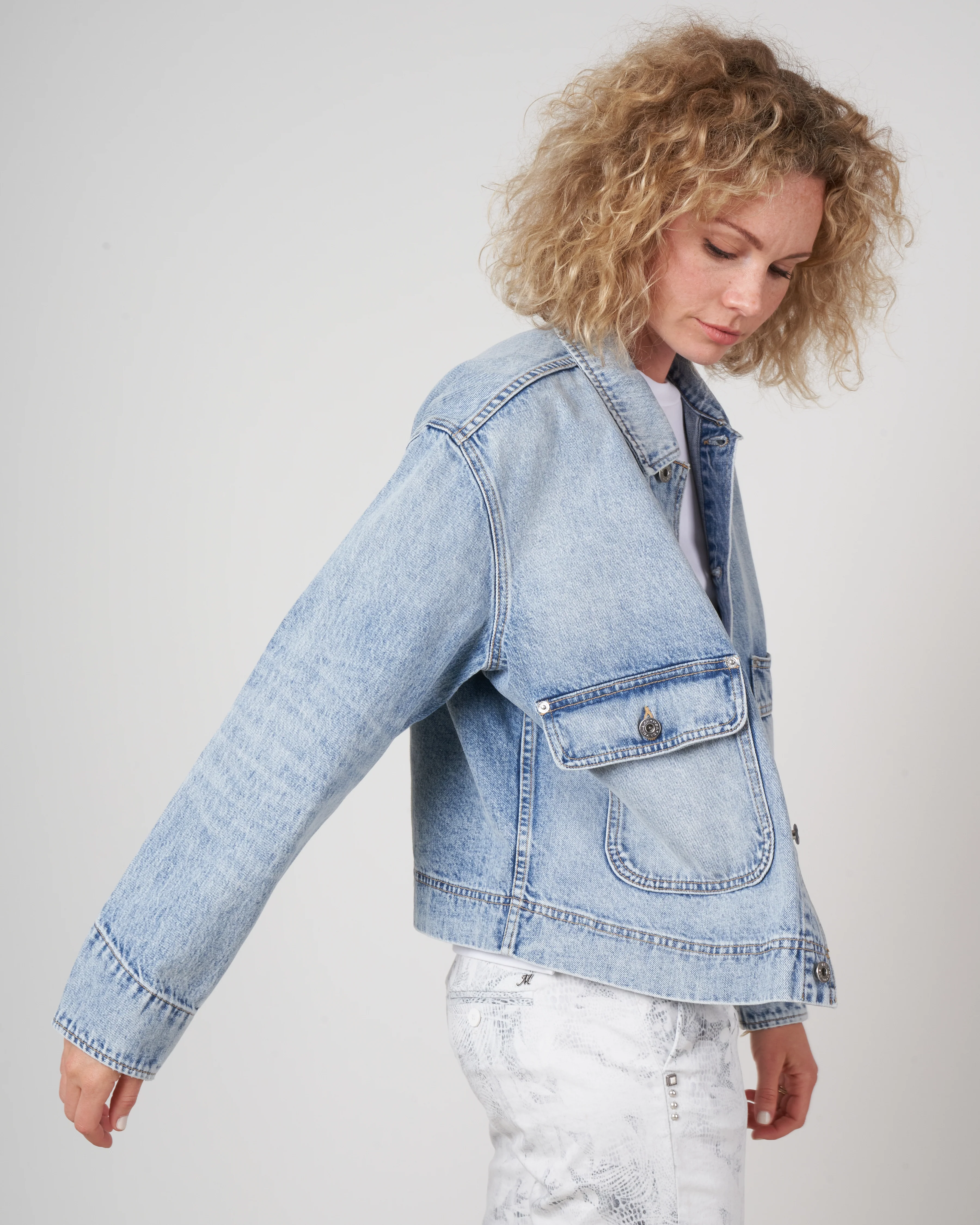 new thompson oversize denim jacket - crosby - Image 2