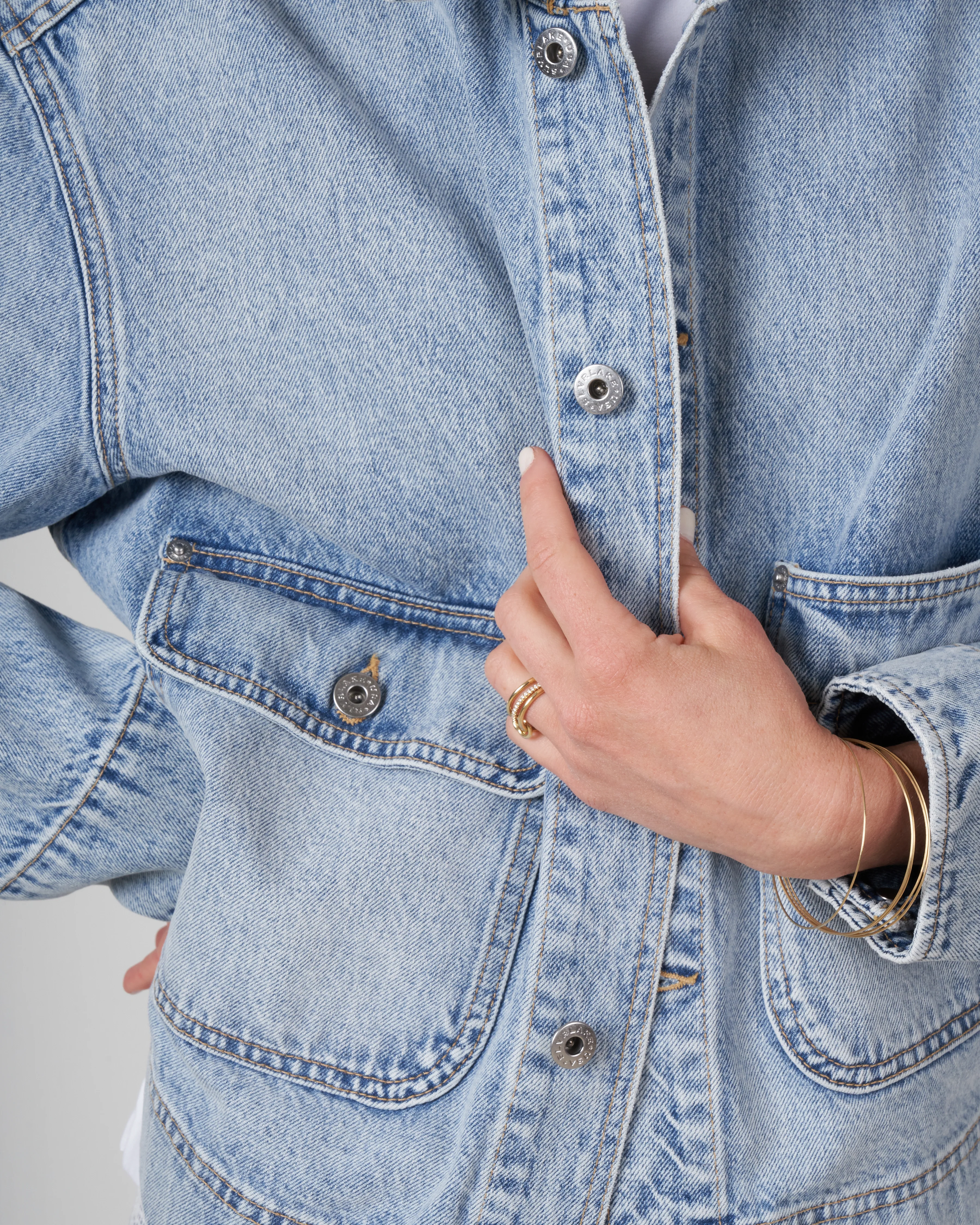 new thompson oversize denim jacket - crosby - Image 5