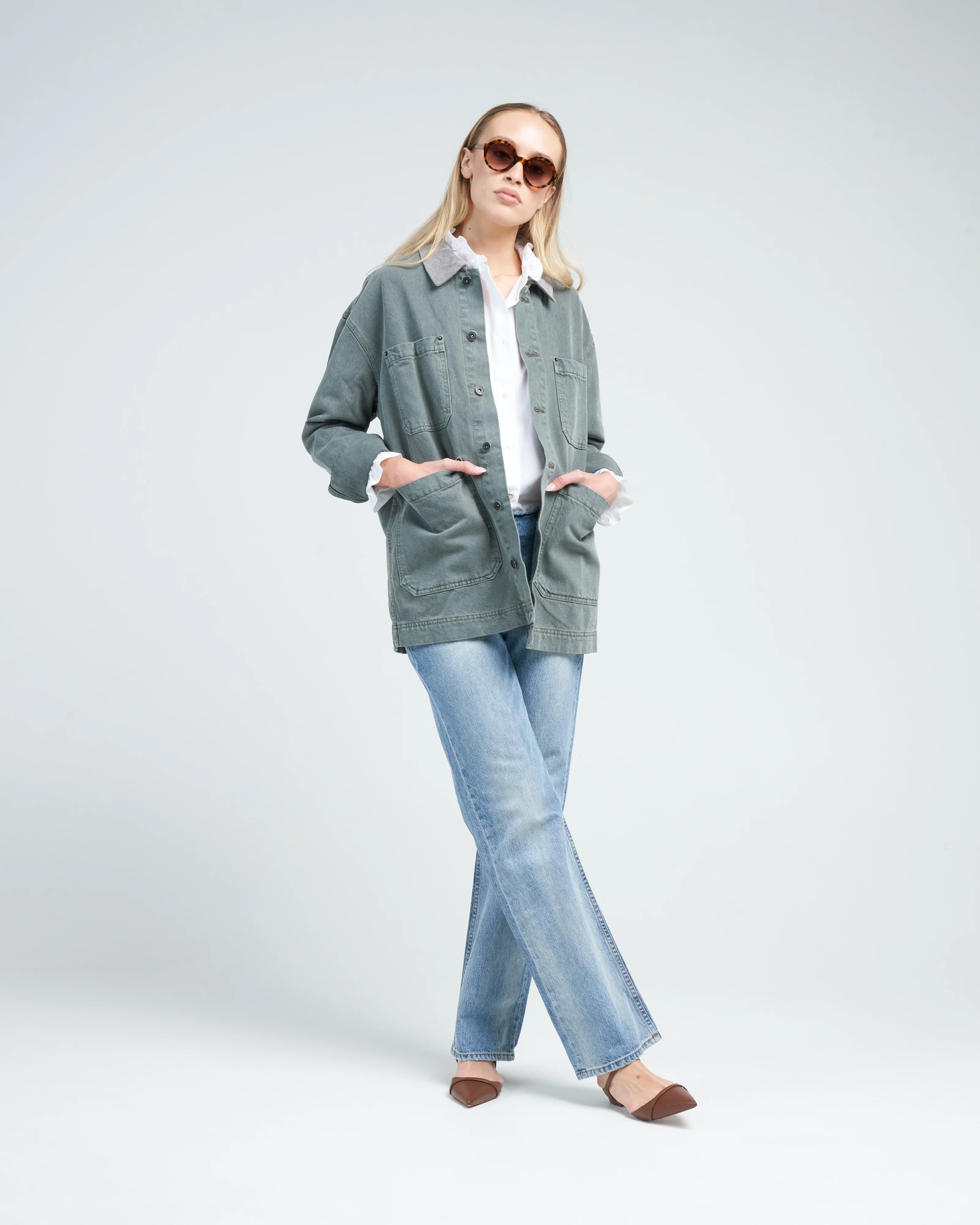 worker corduroy collar - Image 2