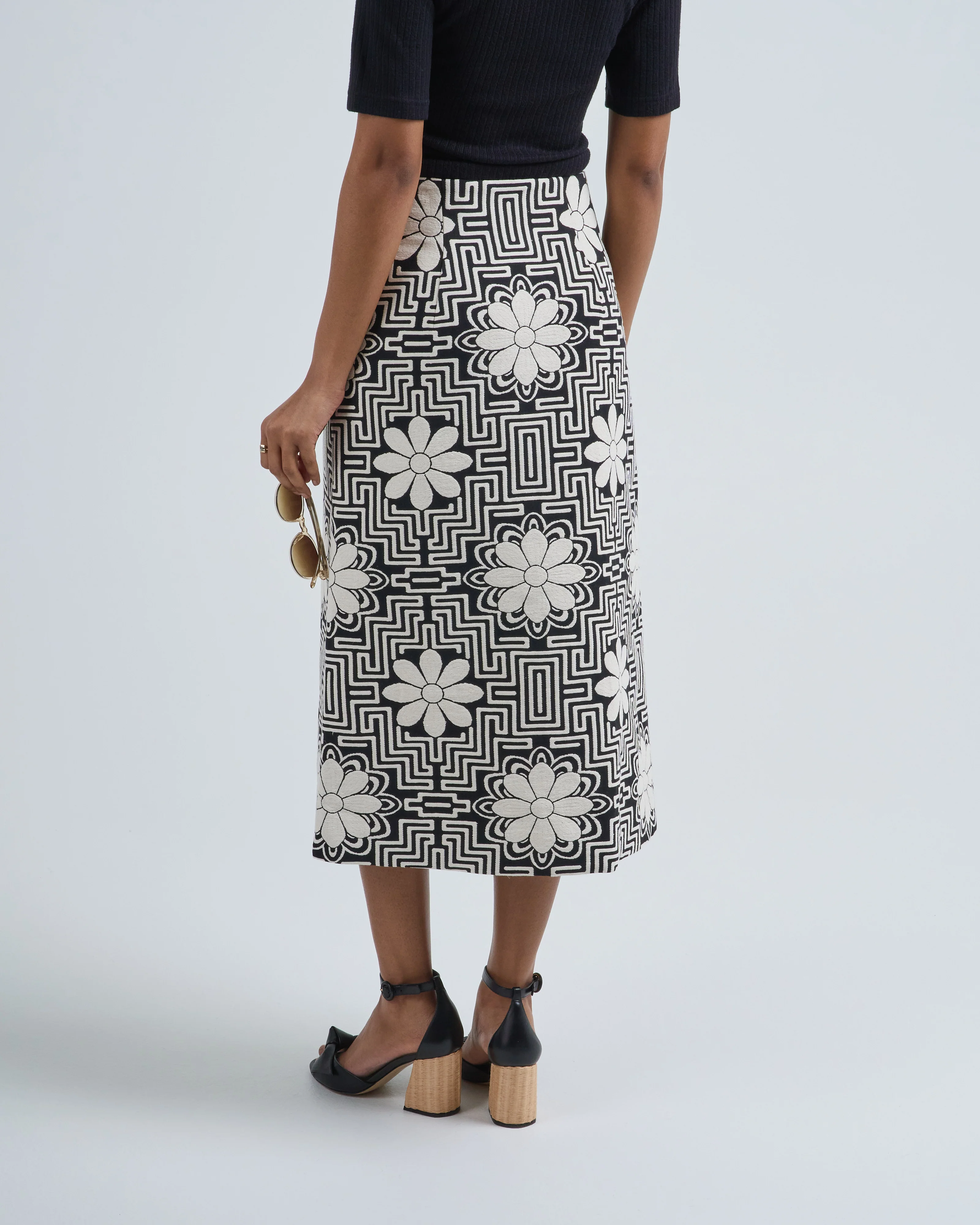 a-line midi skirt - Image 4