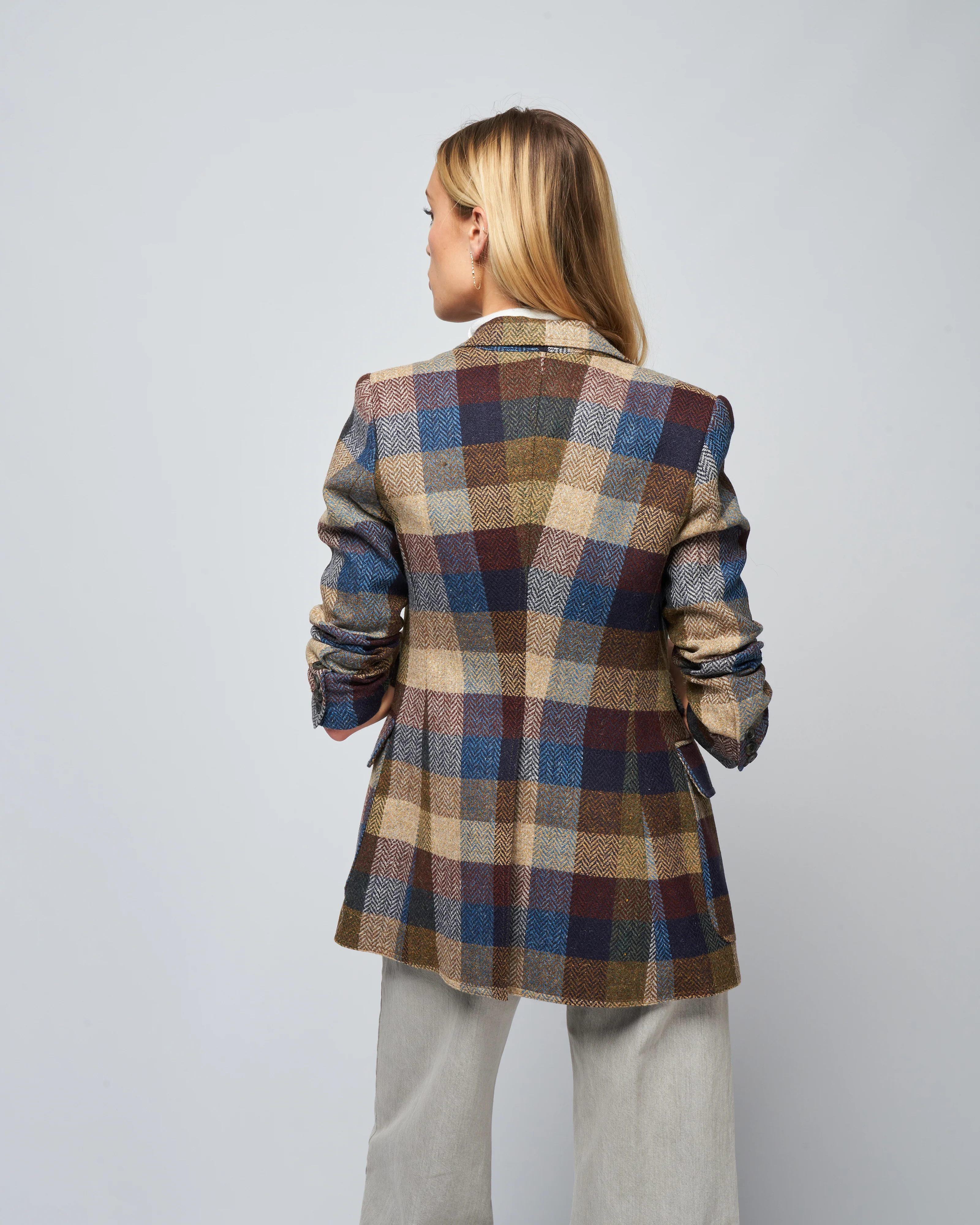 birkin blazer - peri lumberjacket check - Image 4