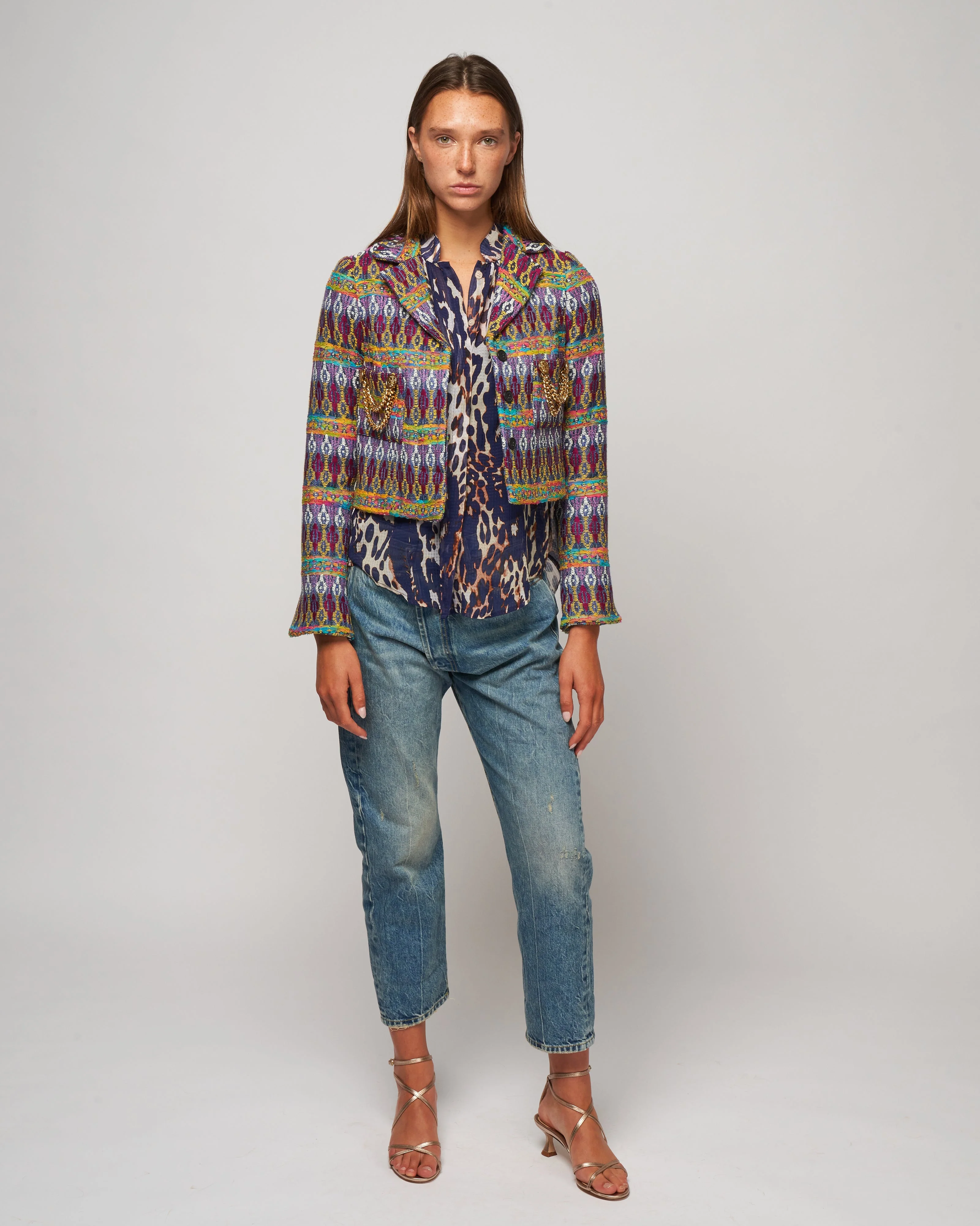 box chain jacket - multi - Image 2