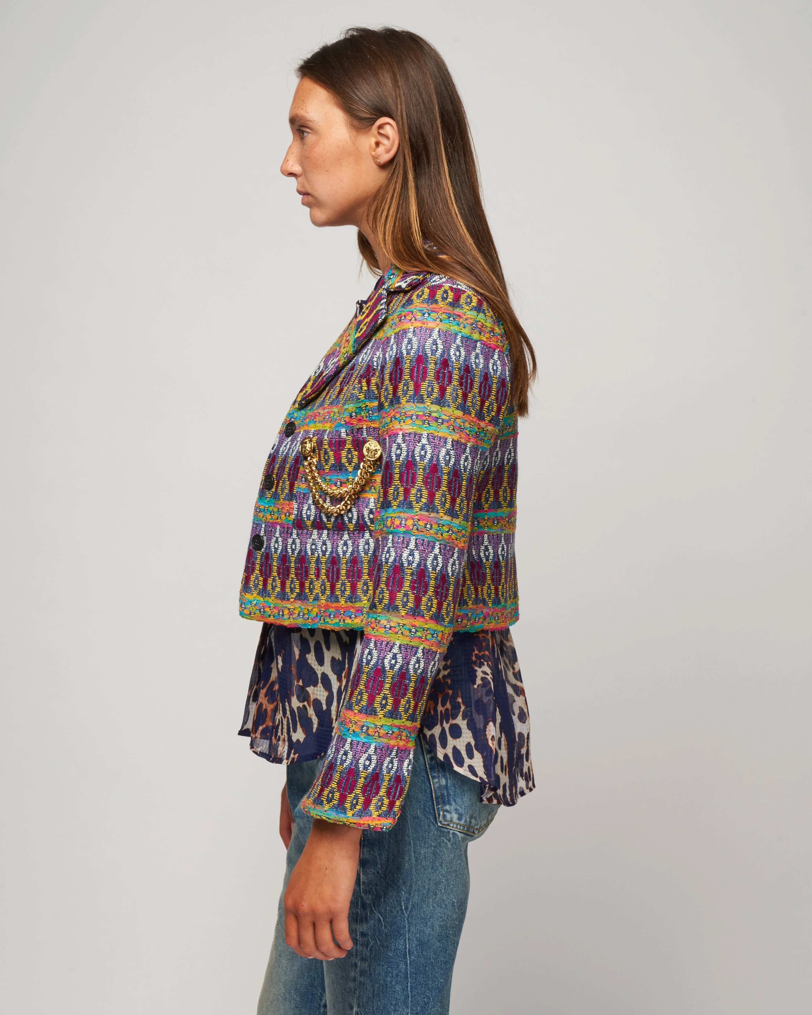 box chain jacket - multi - Image 3