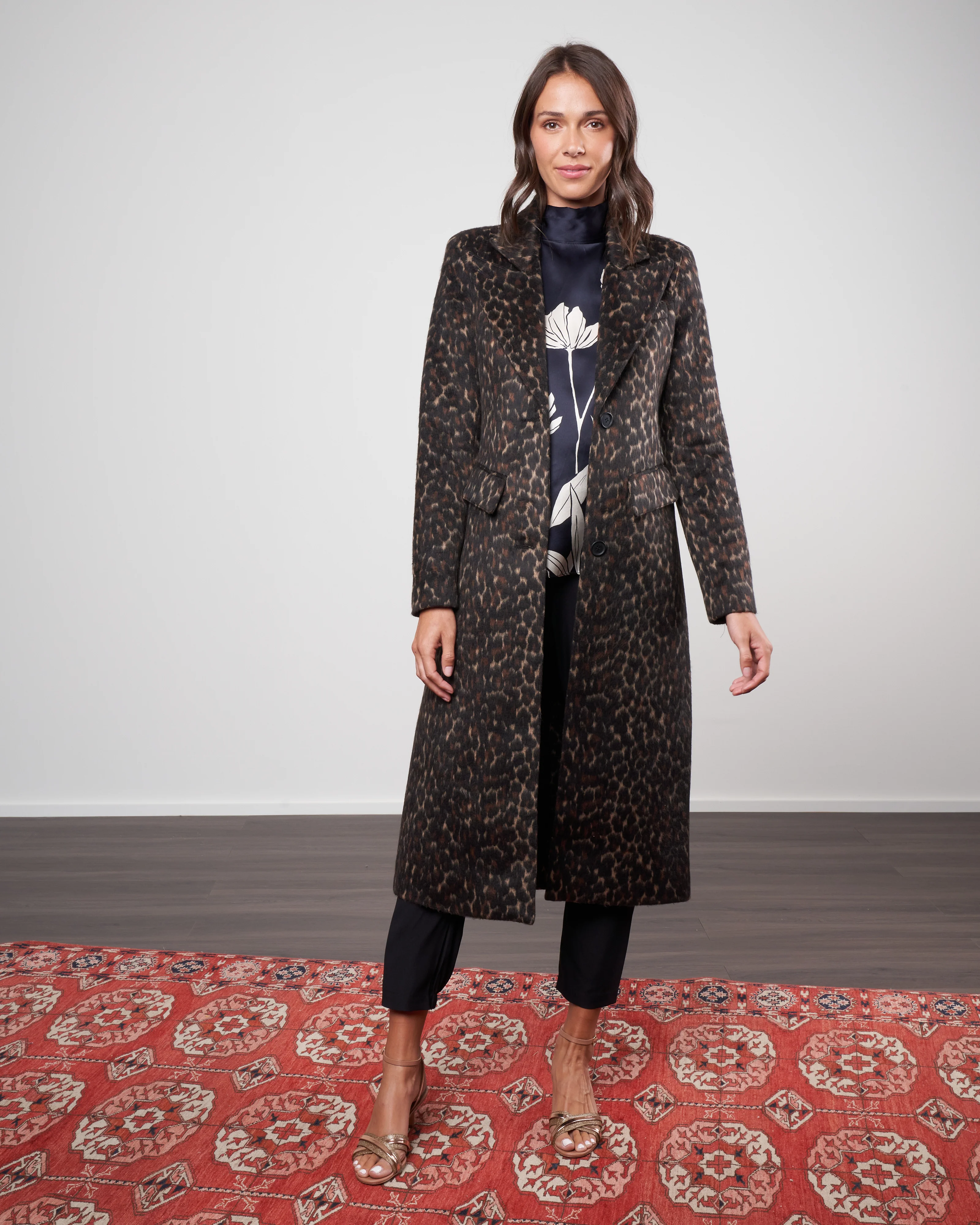 brando coat - dark leopard