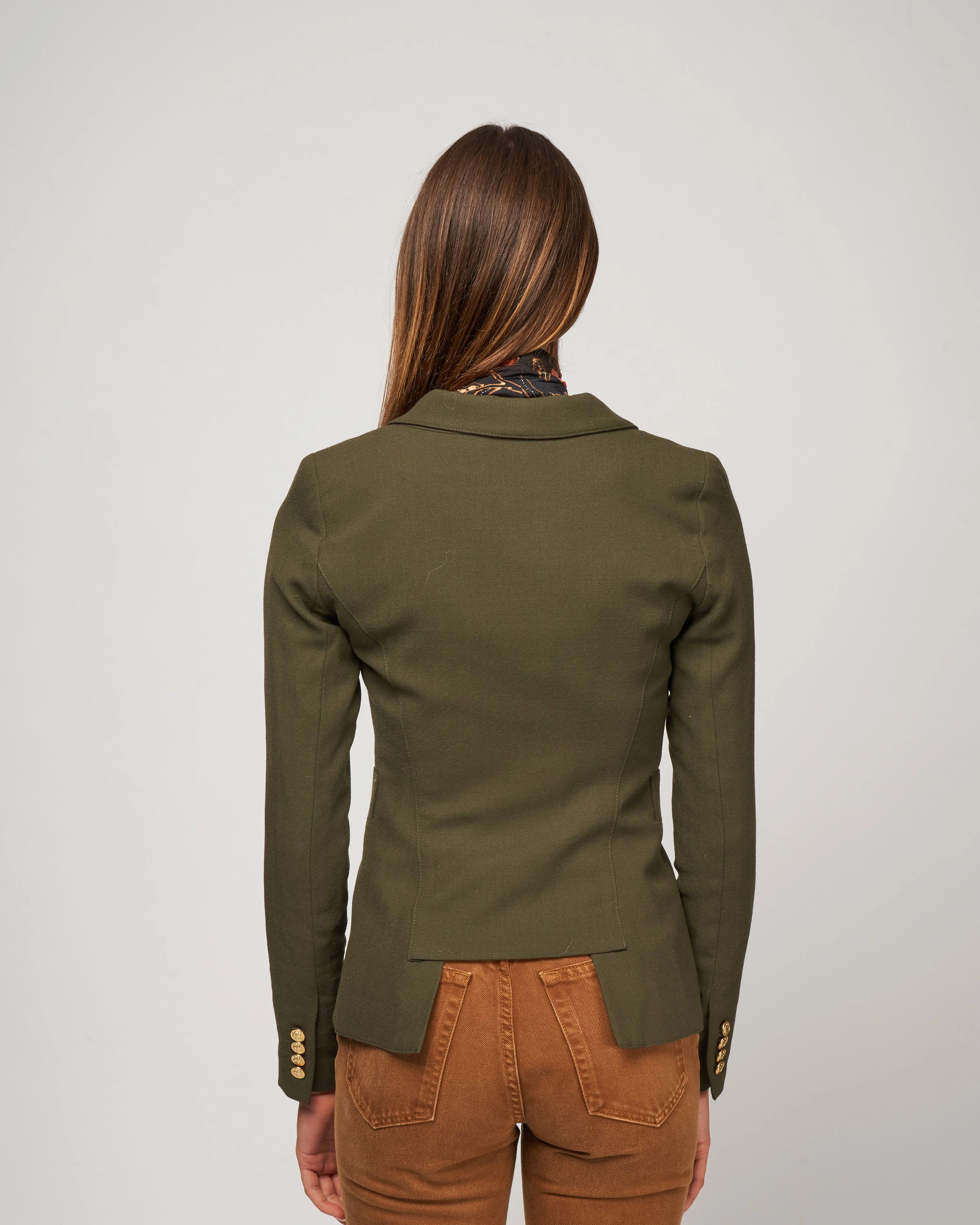 classic duchess blazer - army - Image 4