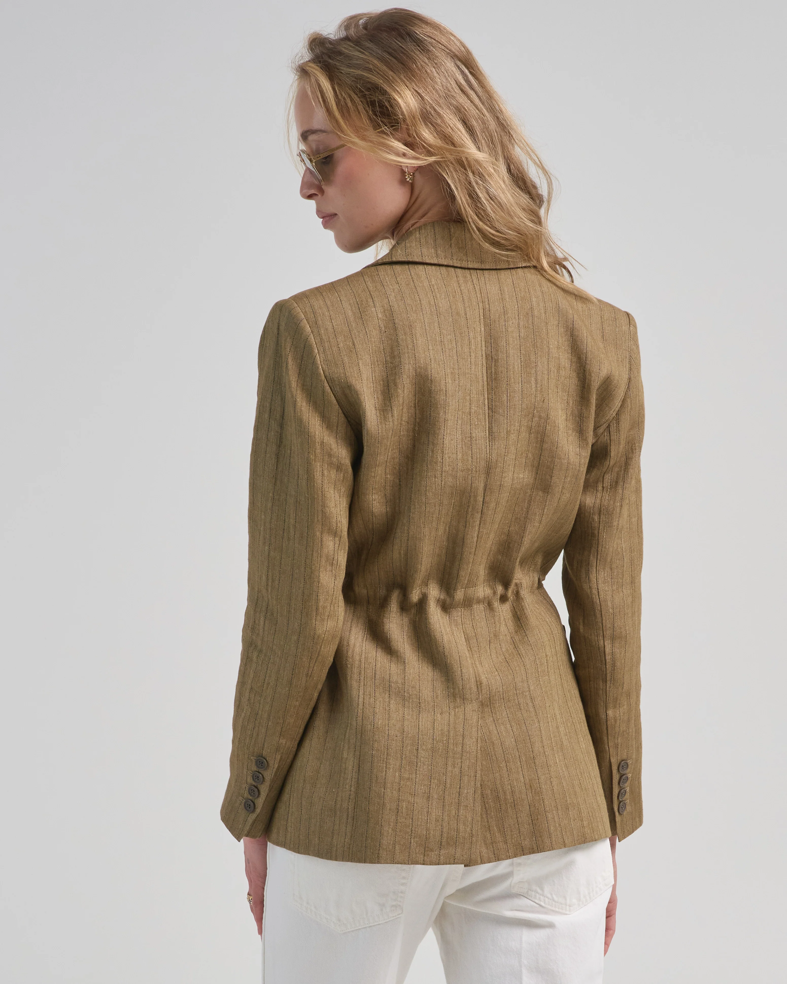 drawcord blazer - Image 4