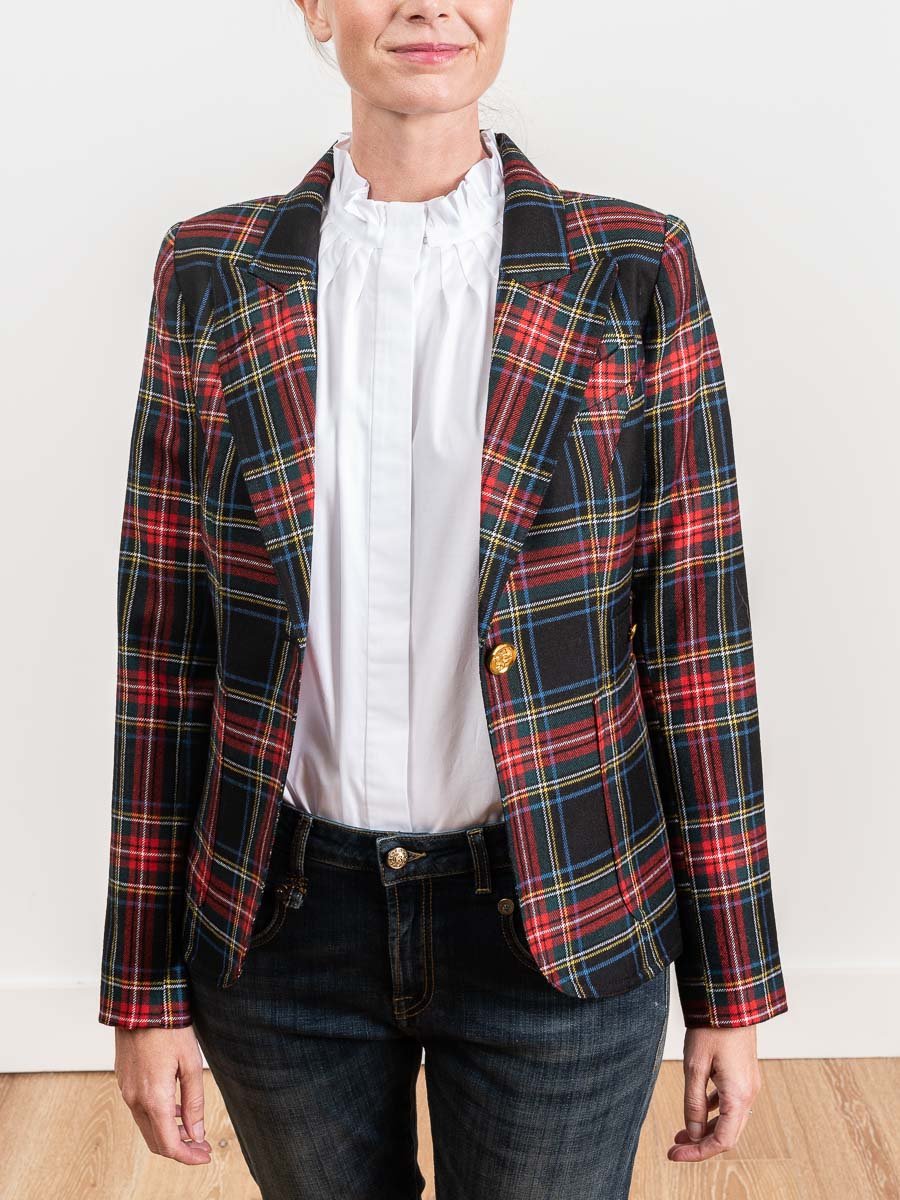 duchess blazer - black tartan - Image 4