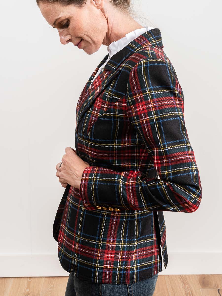 duchess blazer - black tartan - Image 5