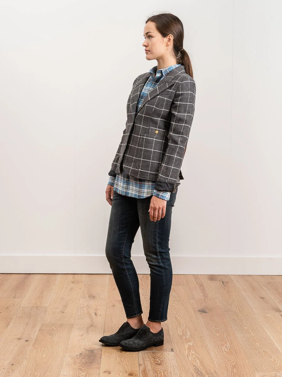 duchess blazer - grey windowpane - Image 2