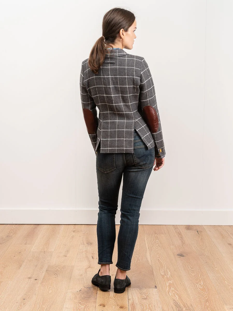 duchess blazer - grey windowpane - Image 3