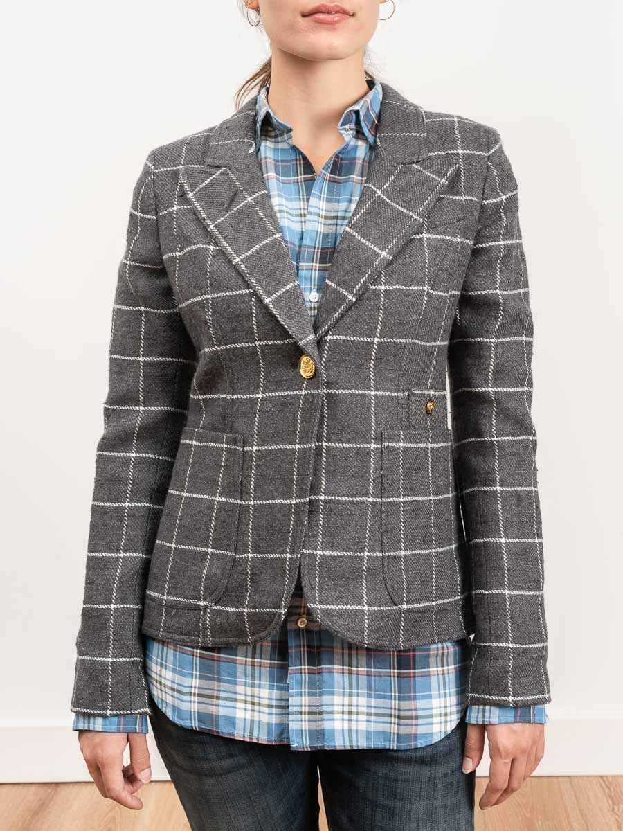 duchess blazer - grey windowpane - Image 4