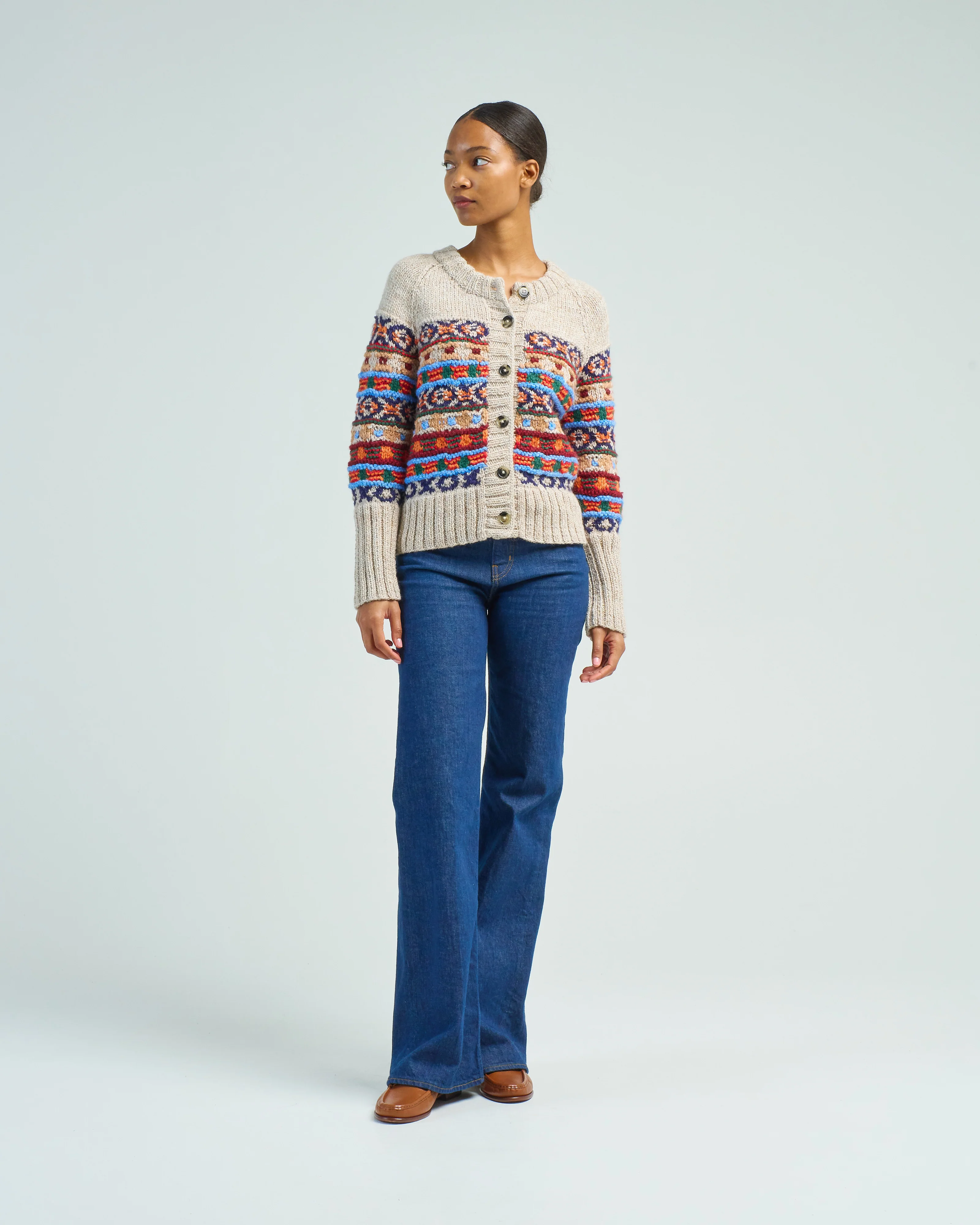 handknit granny cardigan - Image 2