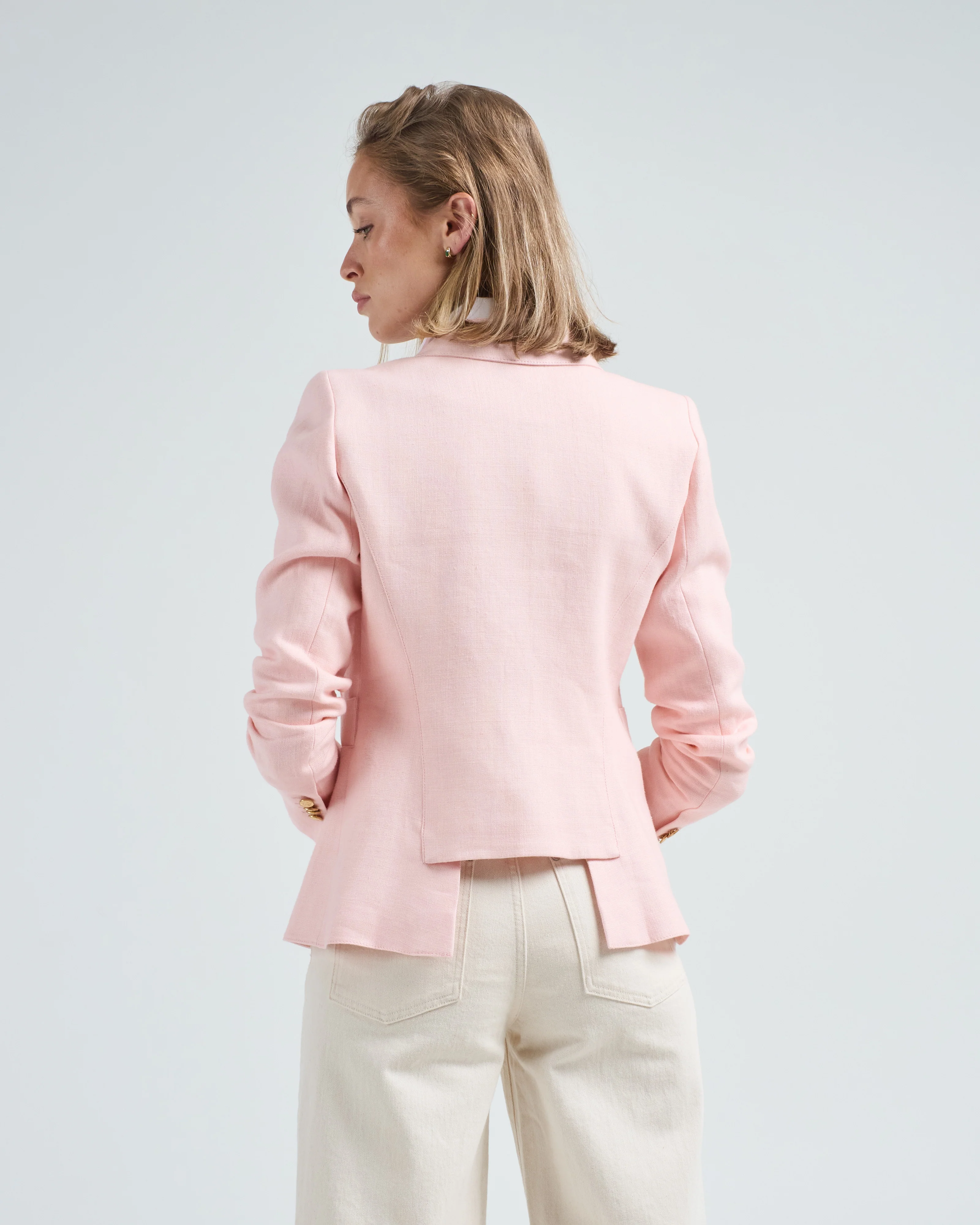 linen duchess blazer - Image 5