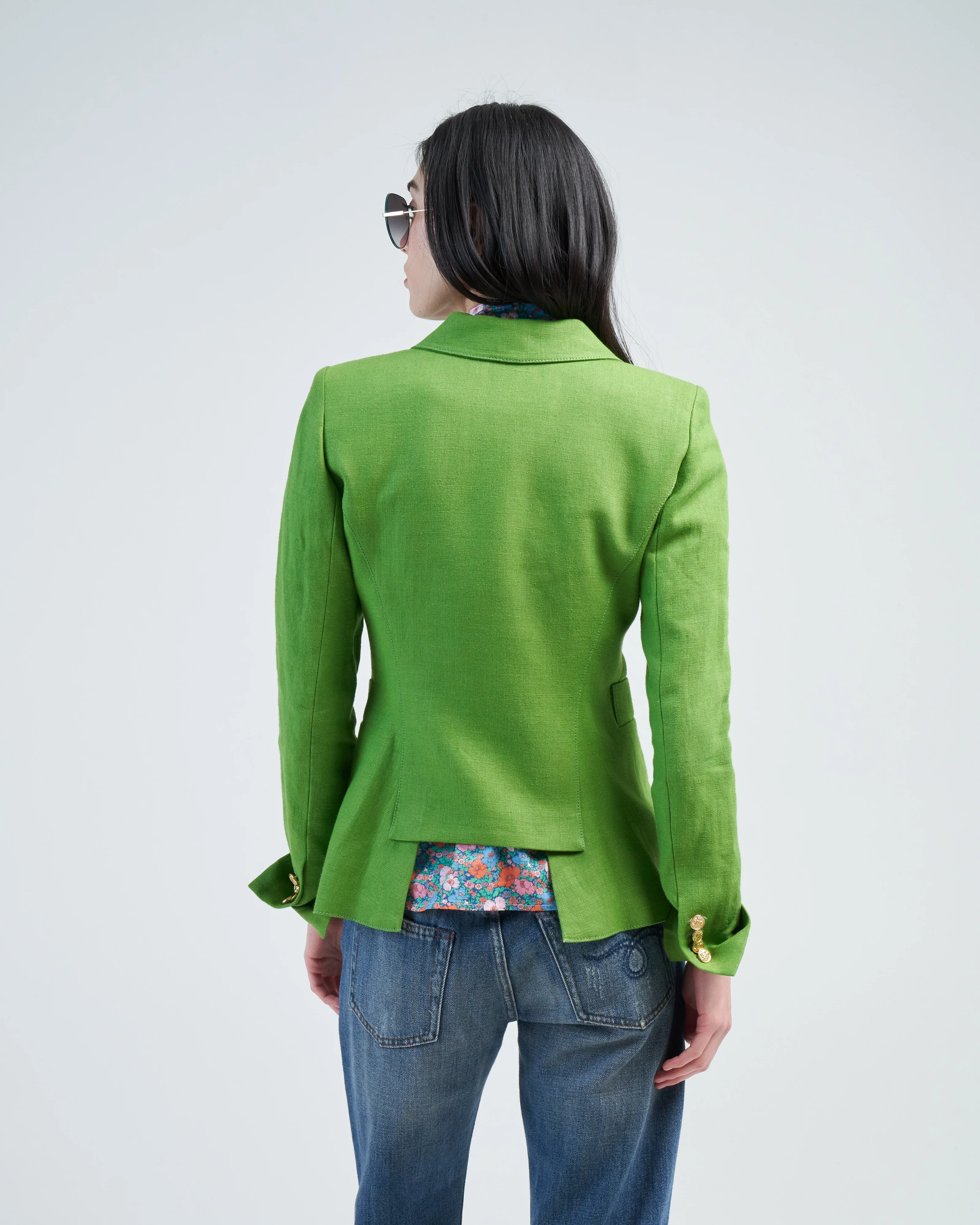 linen duchess blazer - Image 4