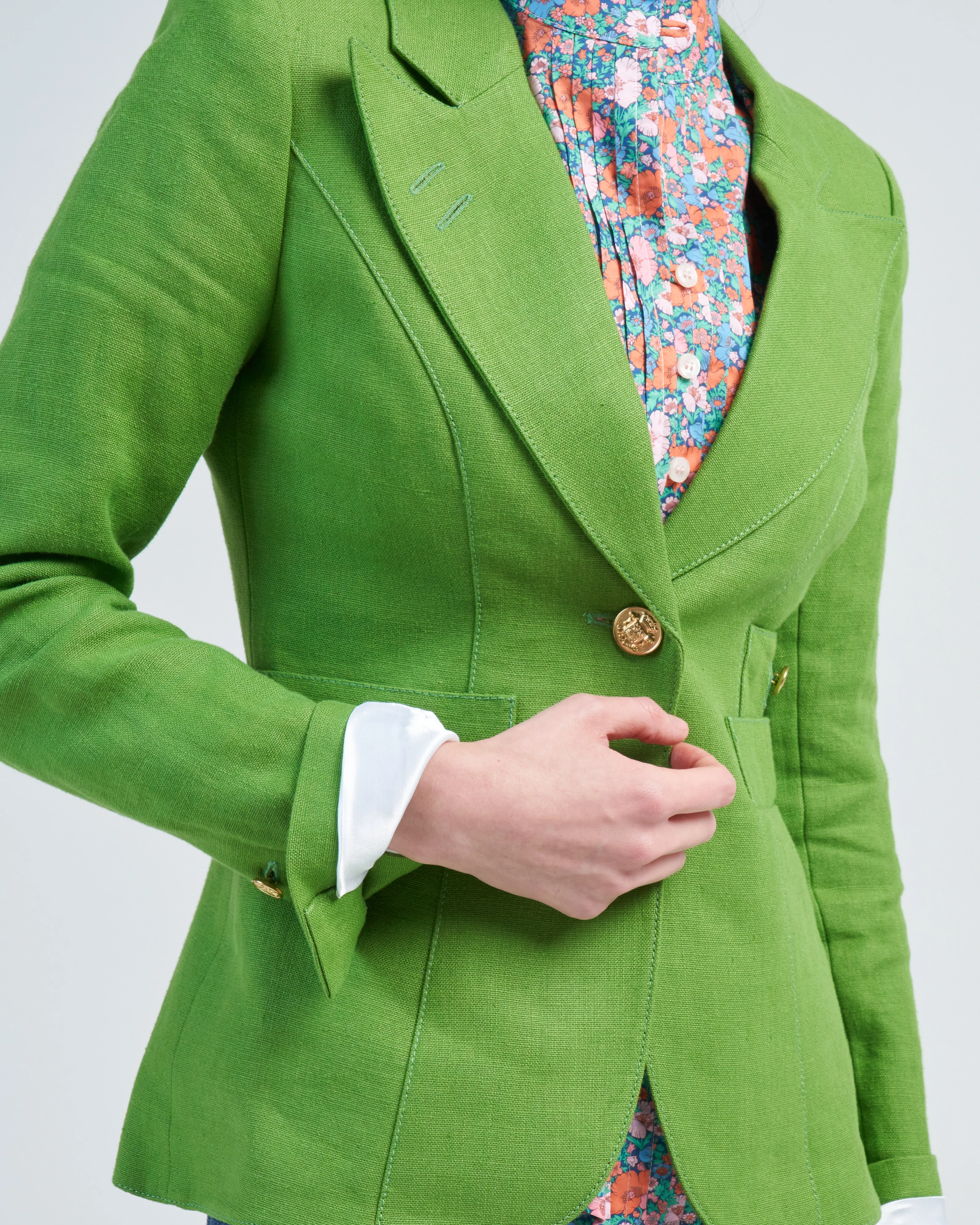 linen duchess blazer - Image 5
