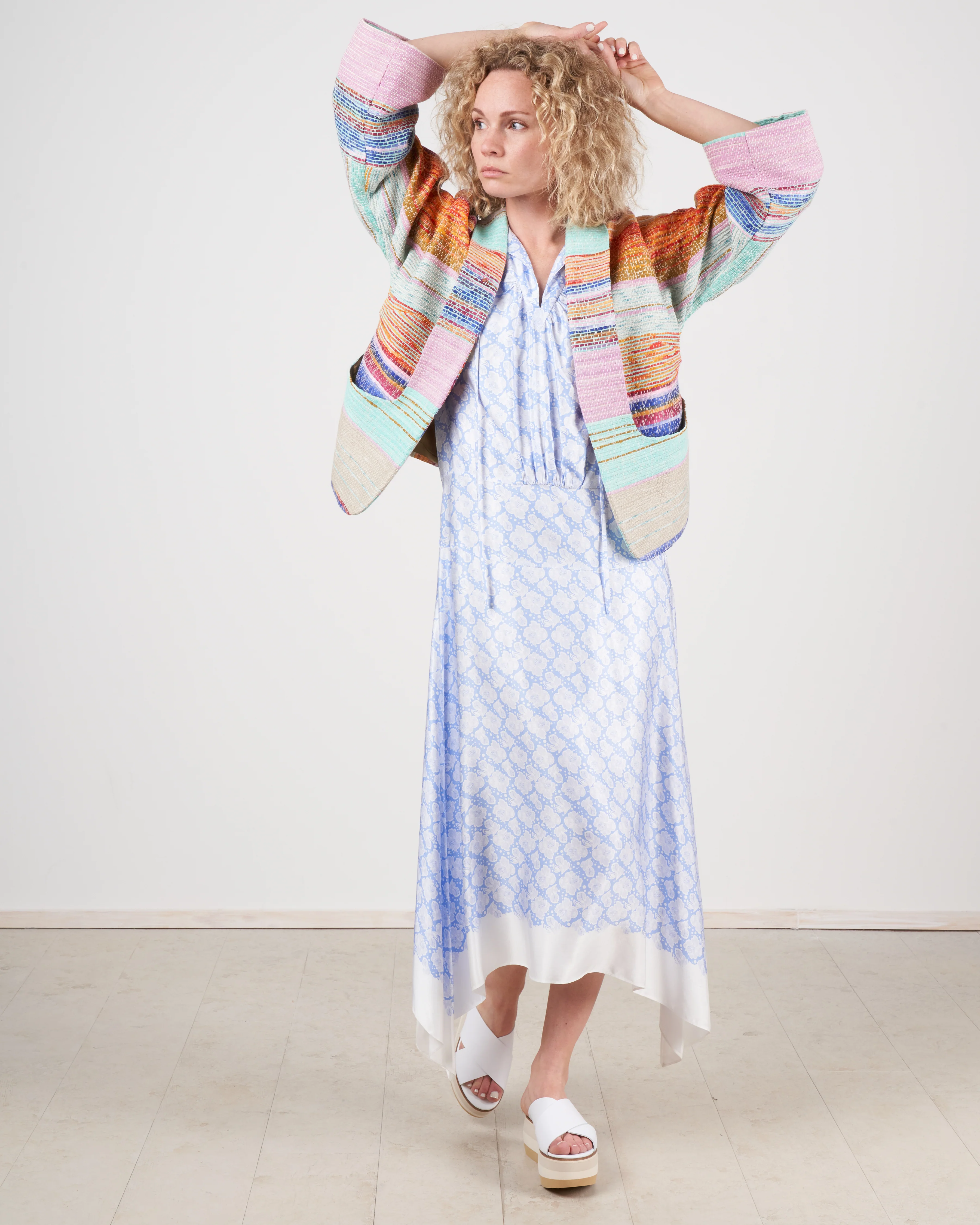 mini baja jacket - multi stripe jacquard - Image 6