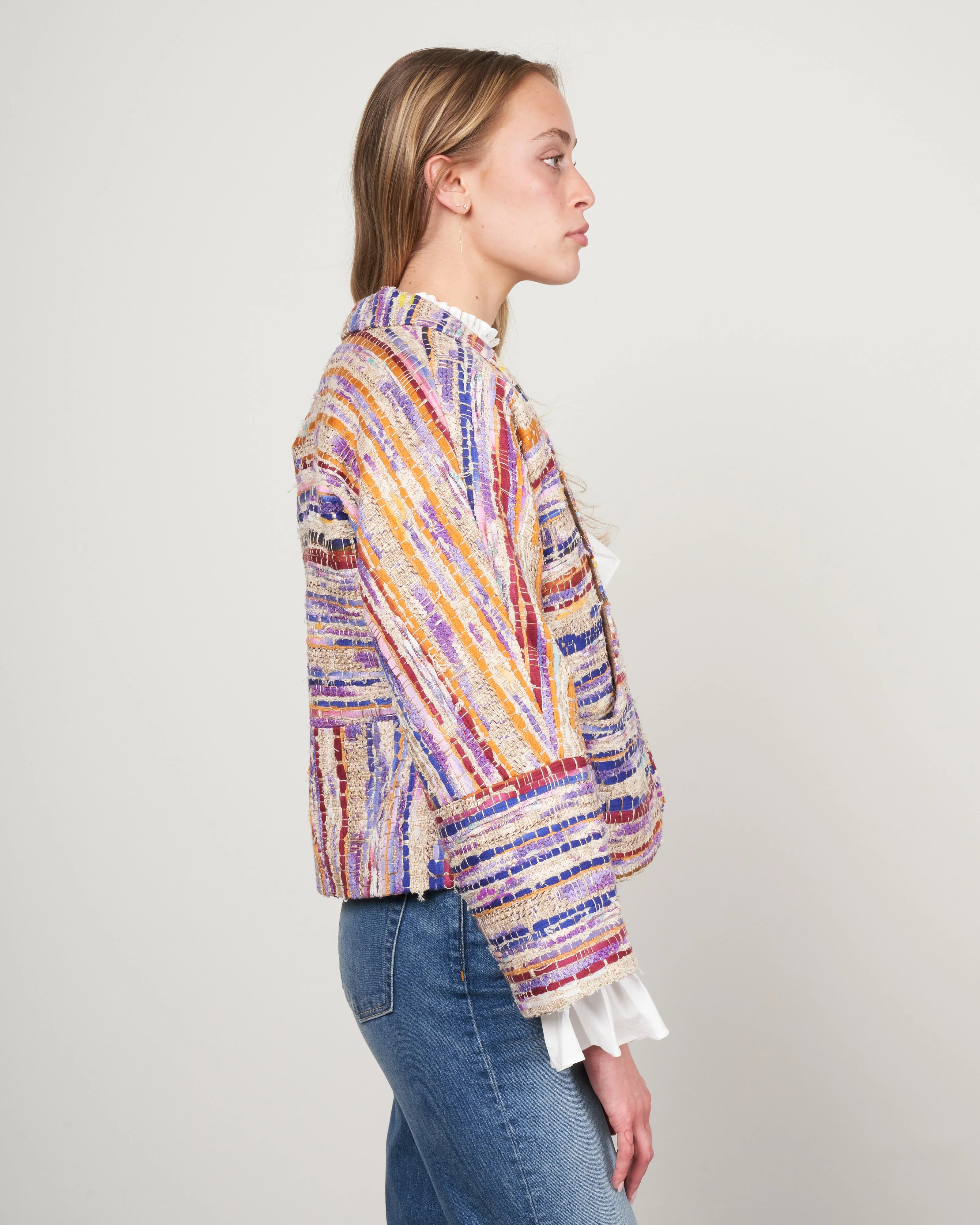 mini baja jacket - rag rug stripe - Image 3