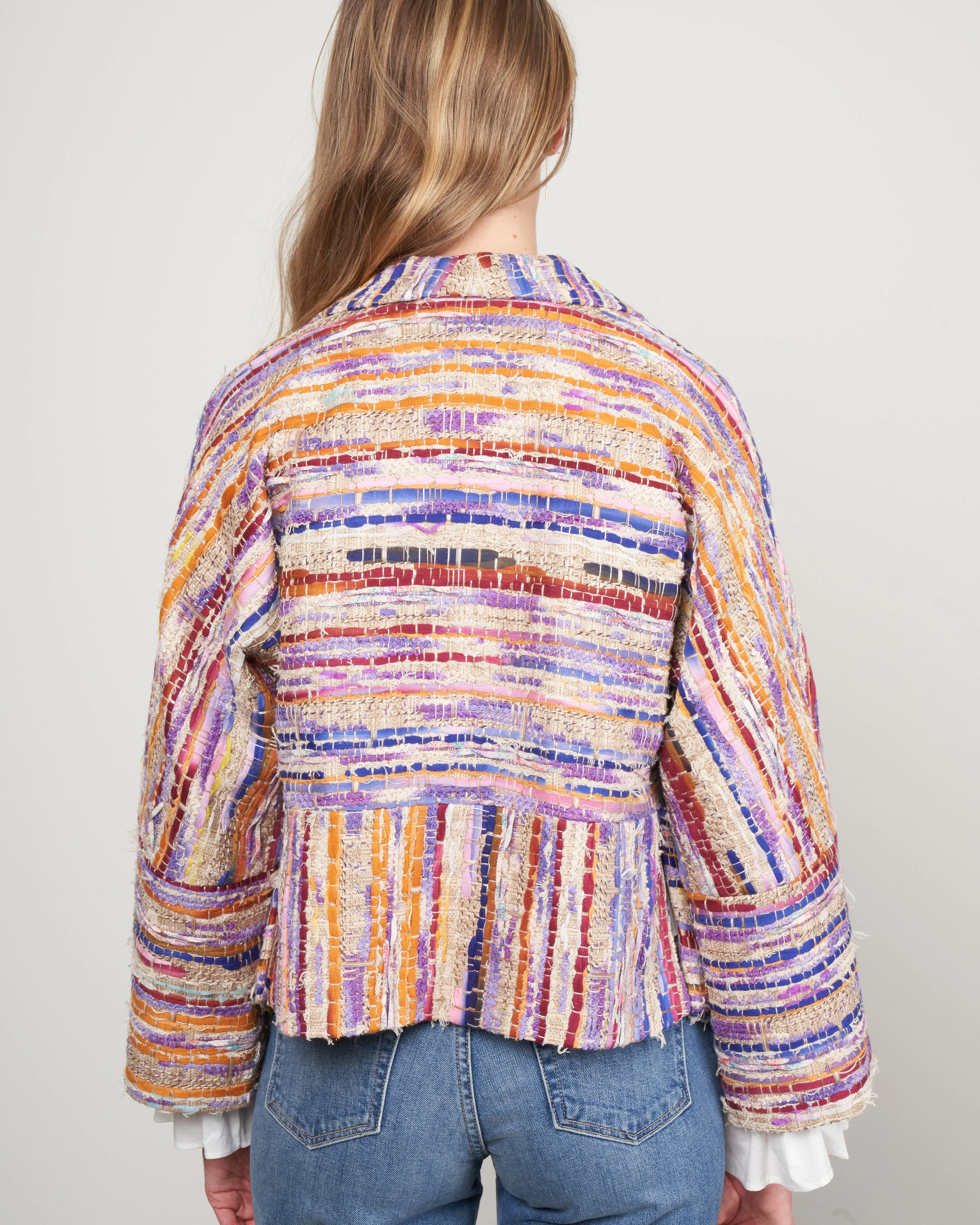 mini baja jacket - rag rug stripe - Image 4
