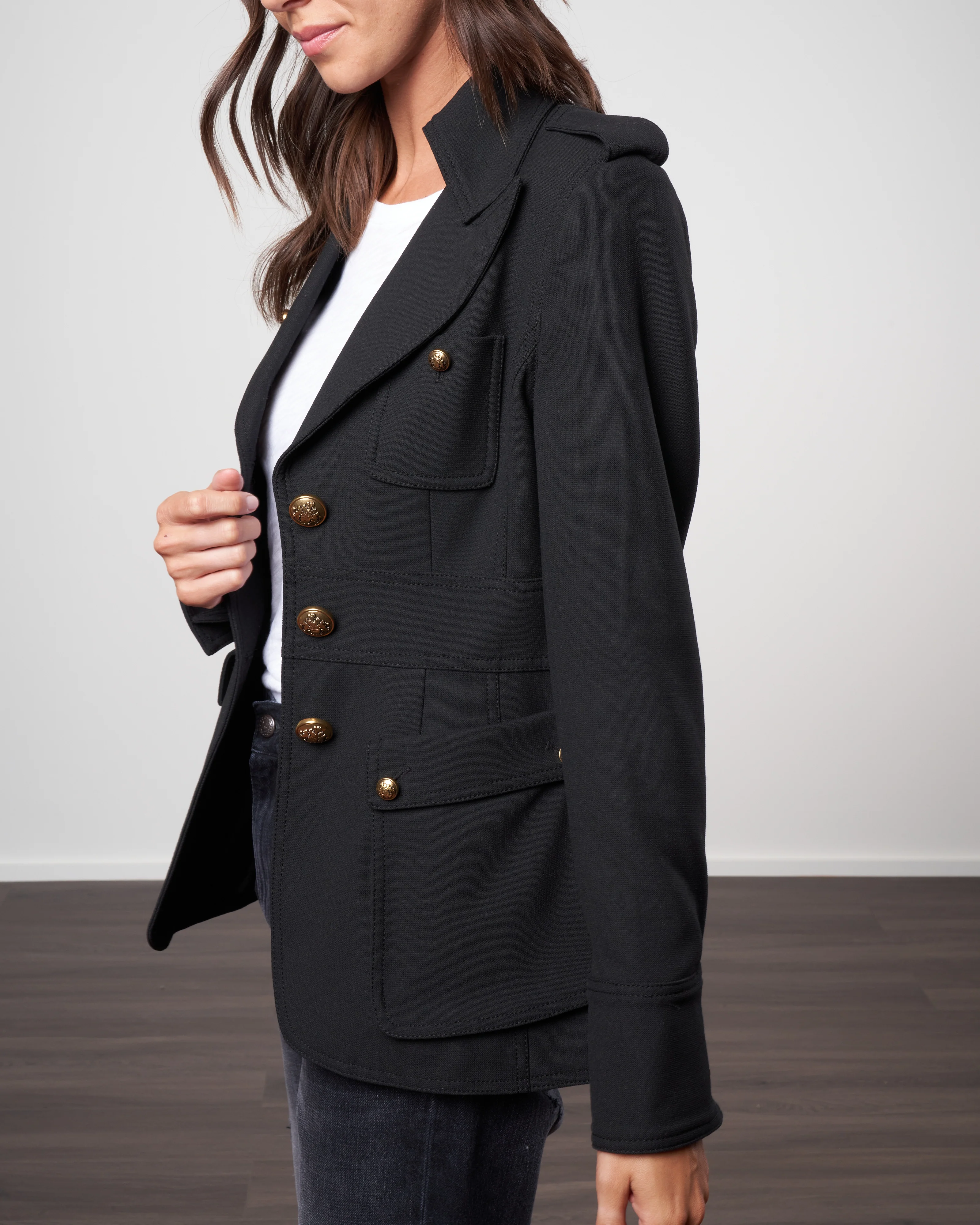 officers jacket - black - Image 3