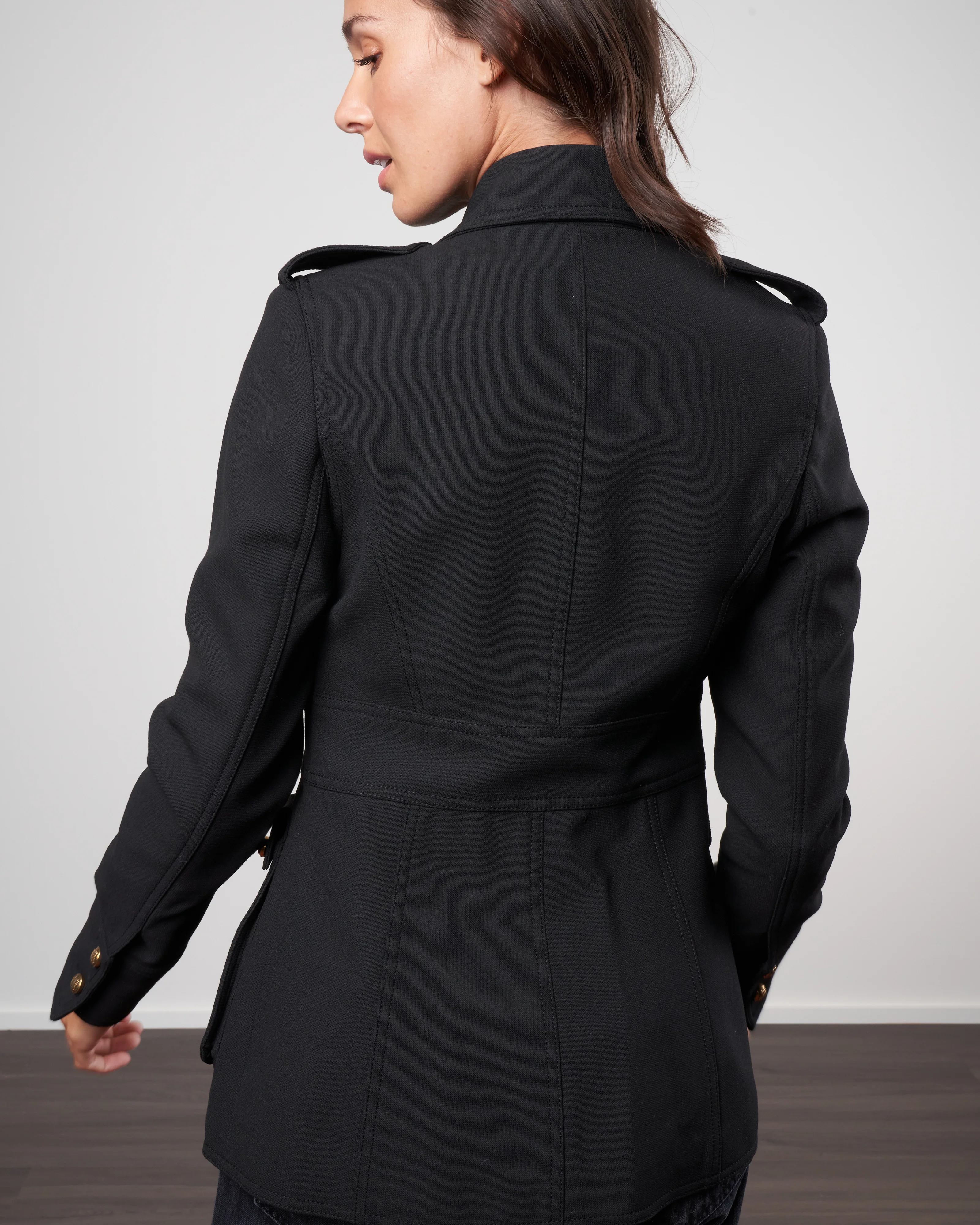 officers jacket - black - Image 4