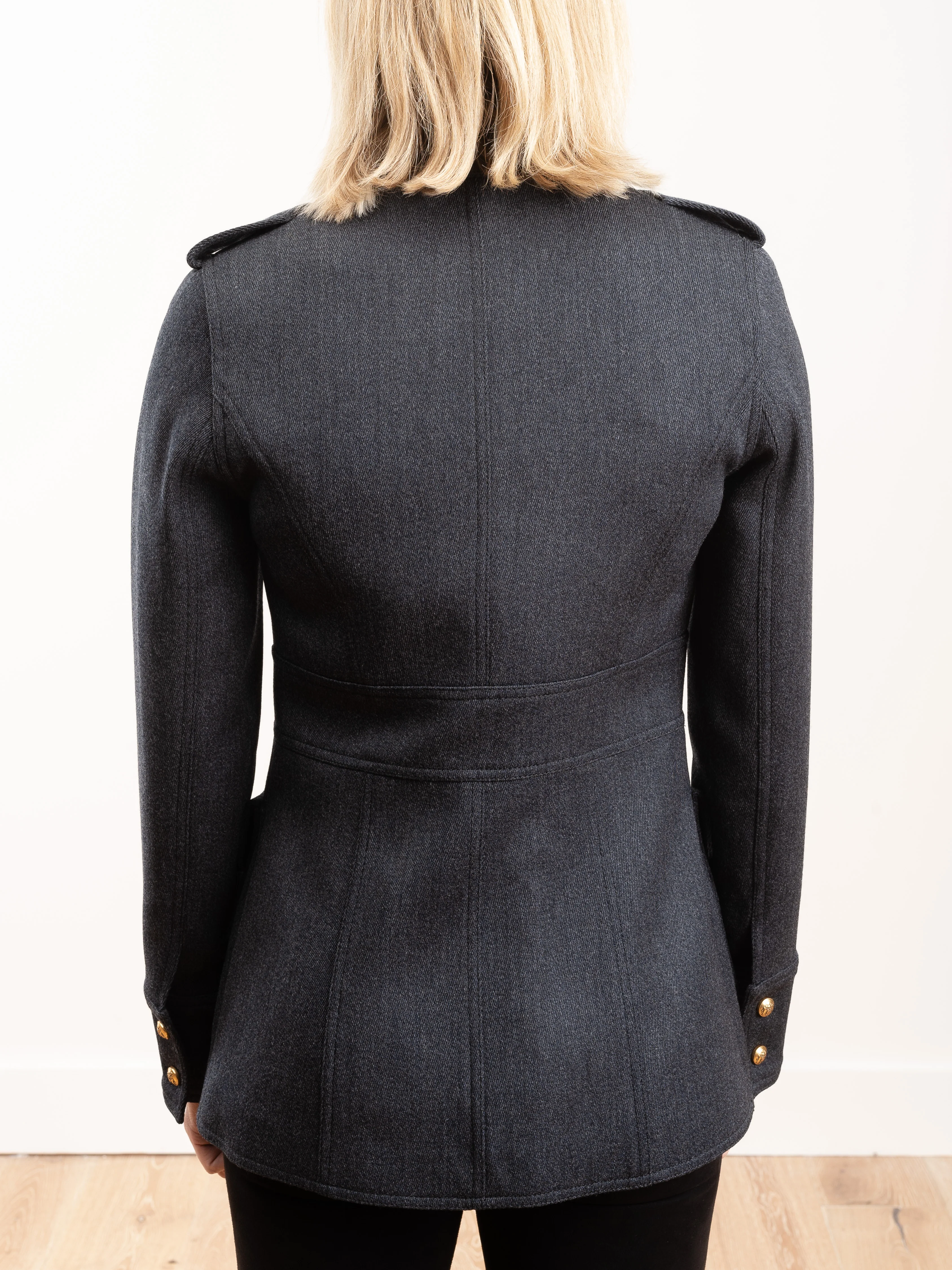 officers jacket - charcoal - Image 4
