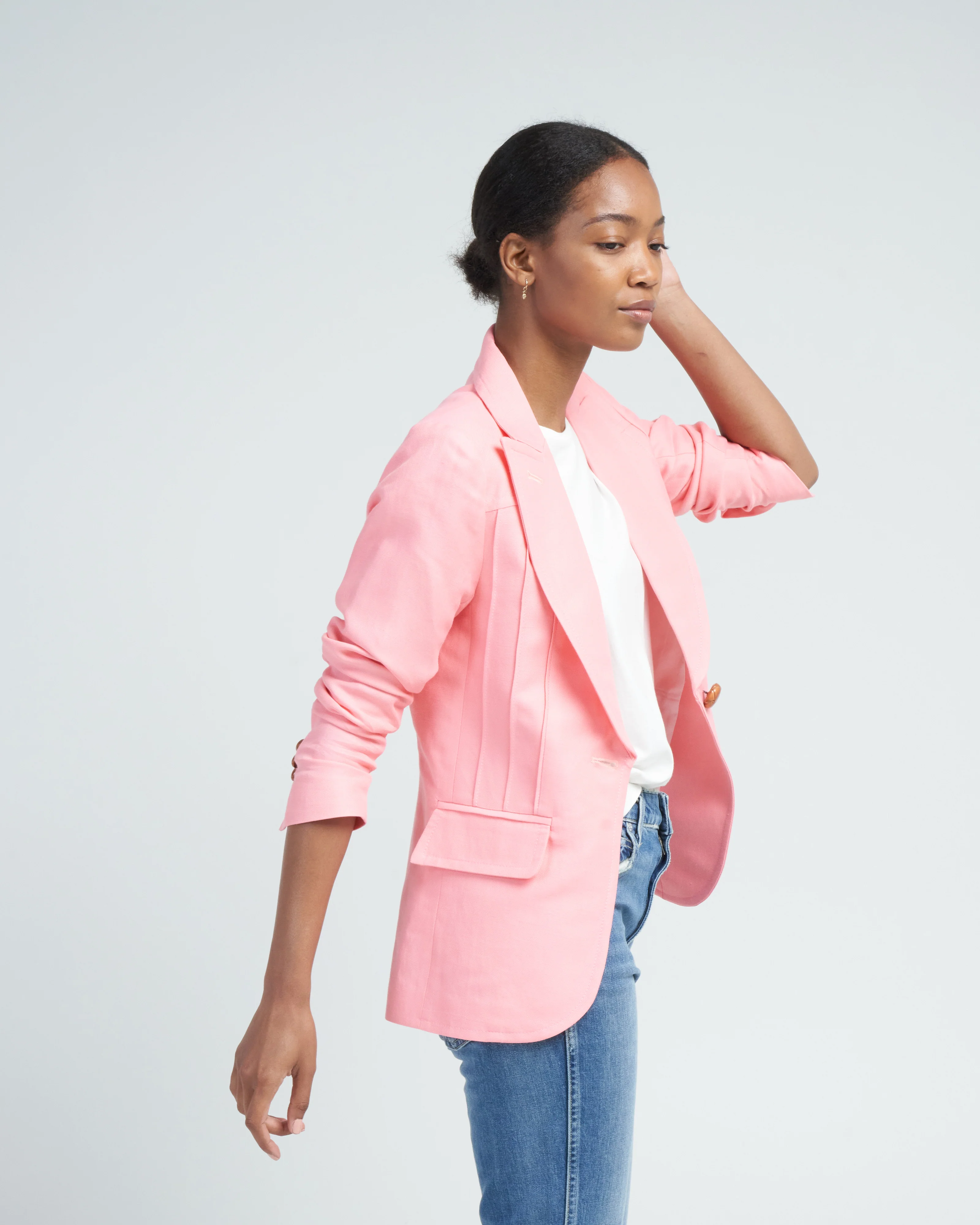 pintuck blazer - Image 3